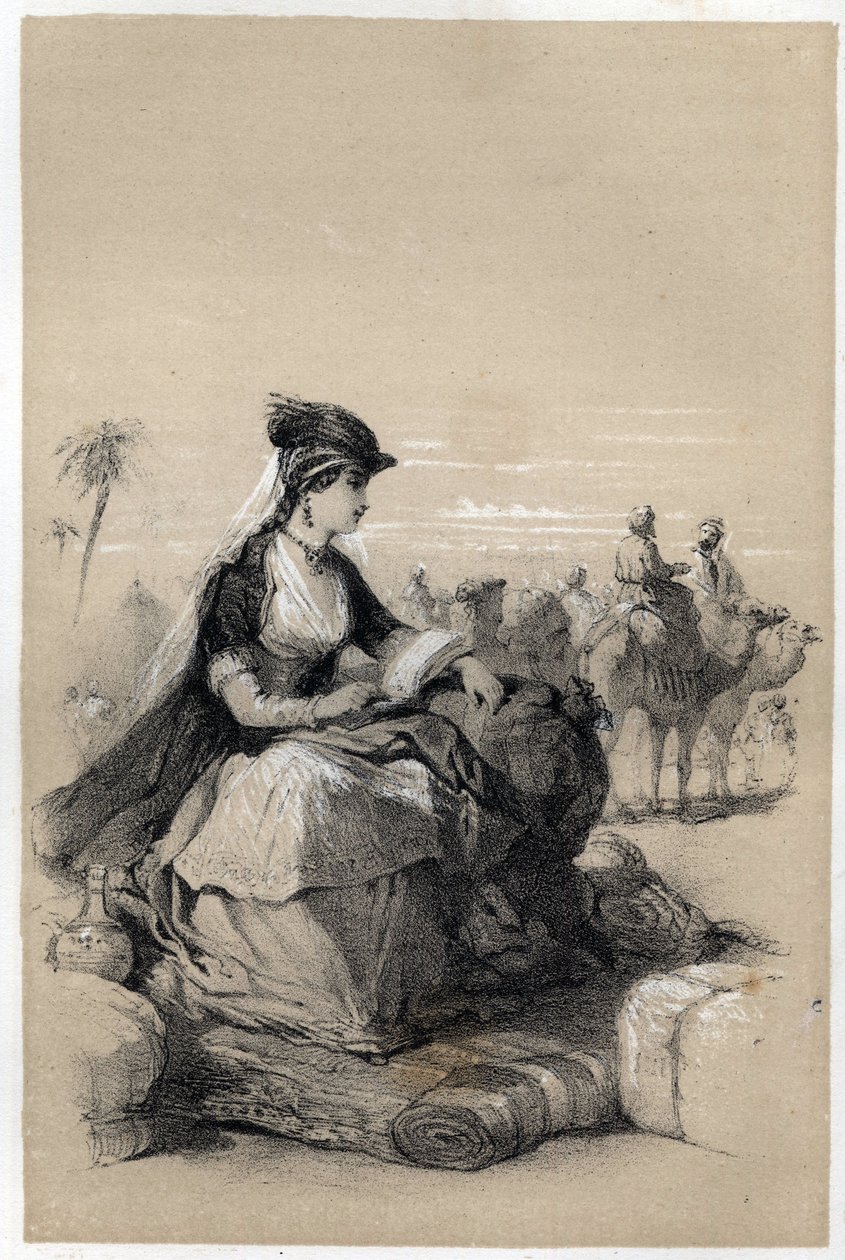 Portrait de Lady Mary Wortley Montagu, écrivaine britannique - Jules and Raunheim Hermann David