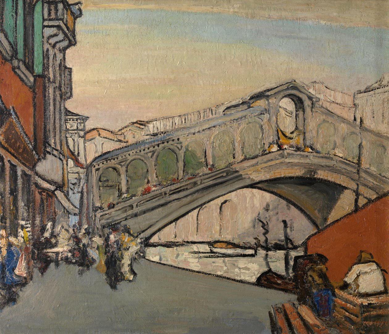 Le pont du Rialto à Venise - Jules Schmalzigaug