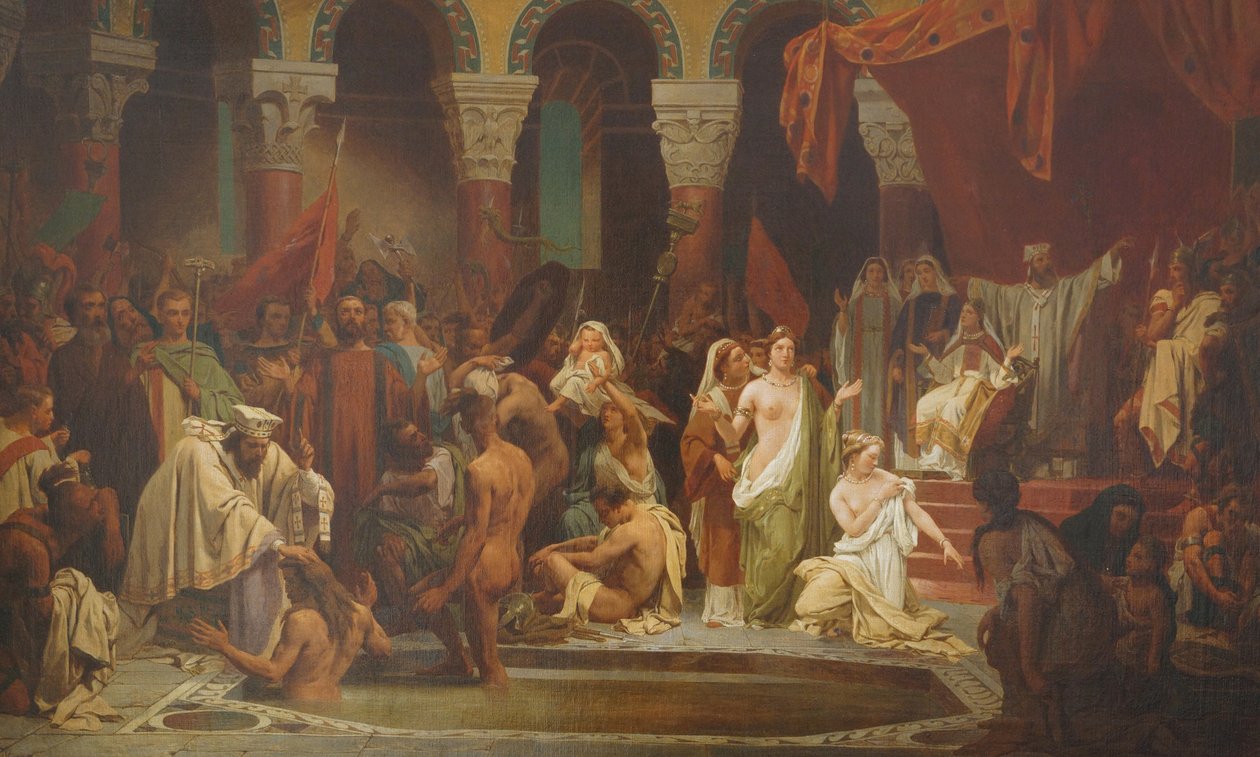 Le baptême de Clovis - Jules Vincent Rigo