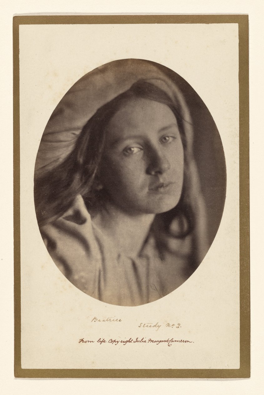 Béatrice, étude n° 2 - Julia Margaret Cameron