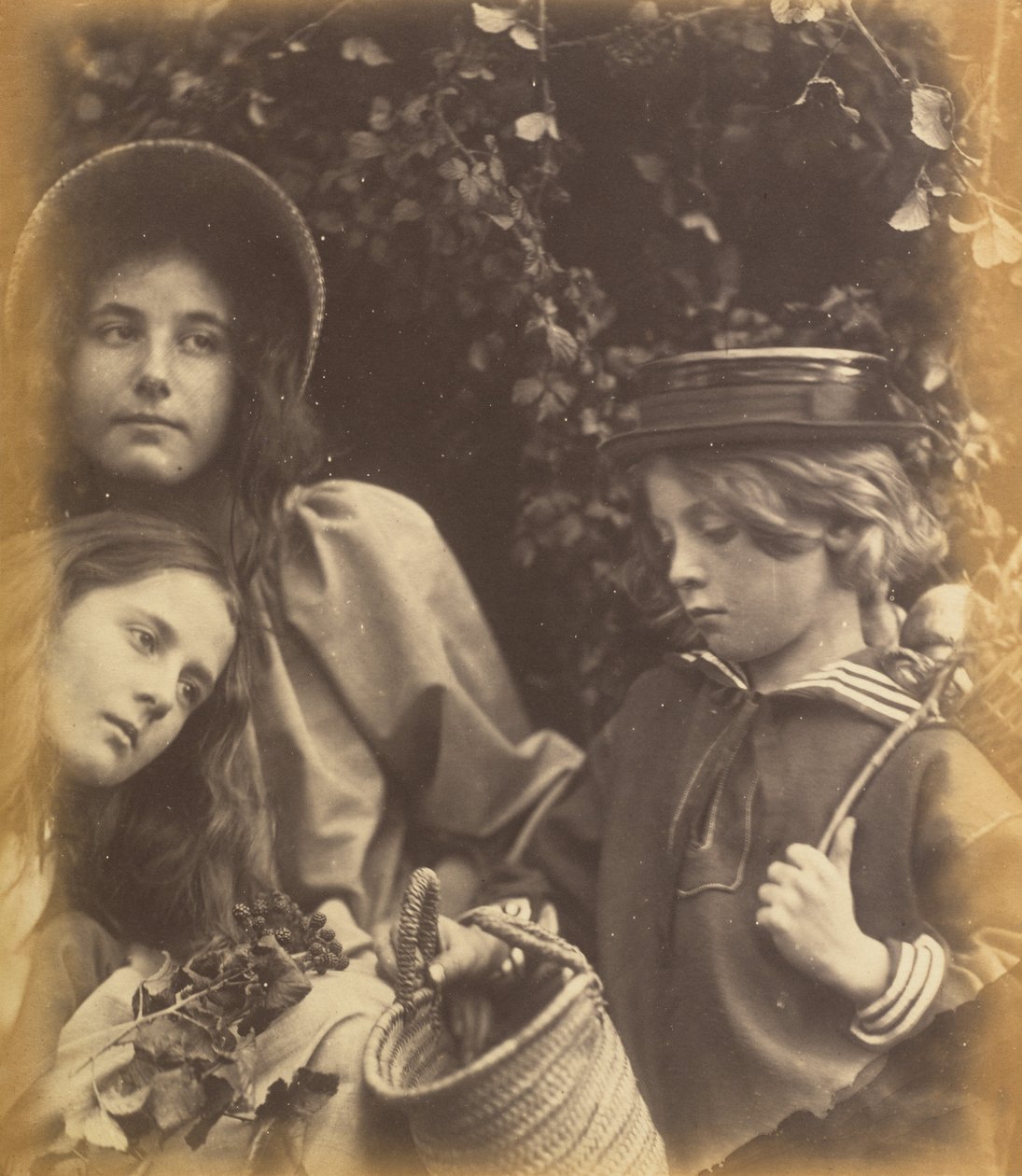 Elizabeth Keown, Kate Keown et Freddy Gould - Julia Margaret Cameron