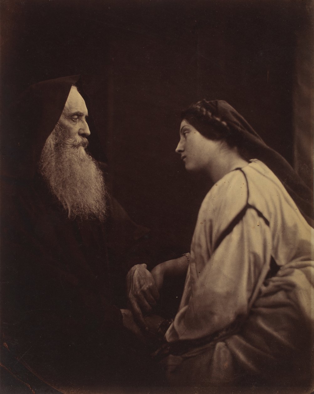Frère Laurent et Juliette - Julia Margaret Cameron