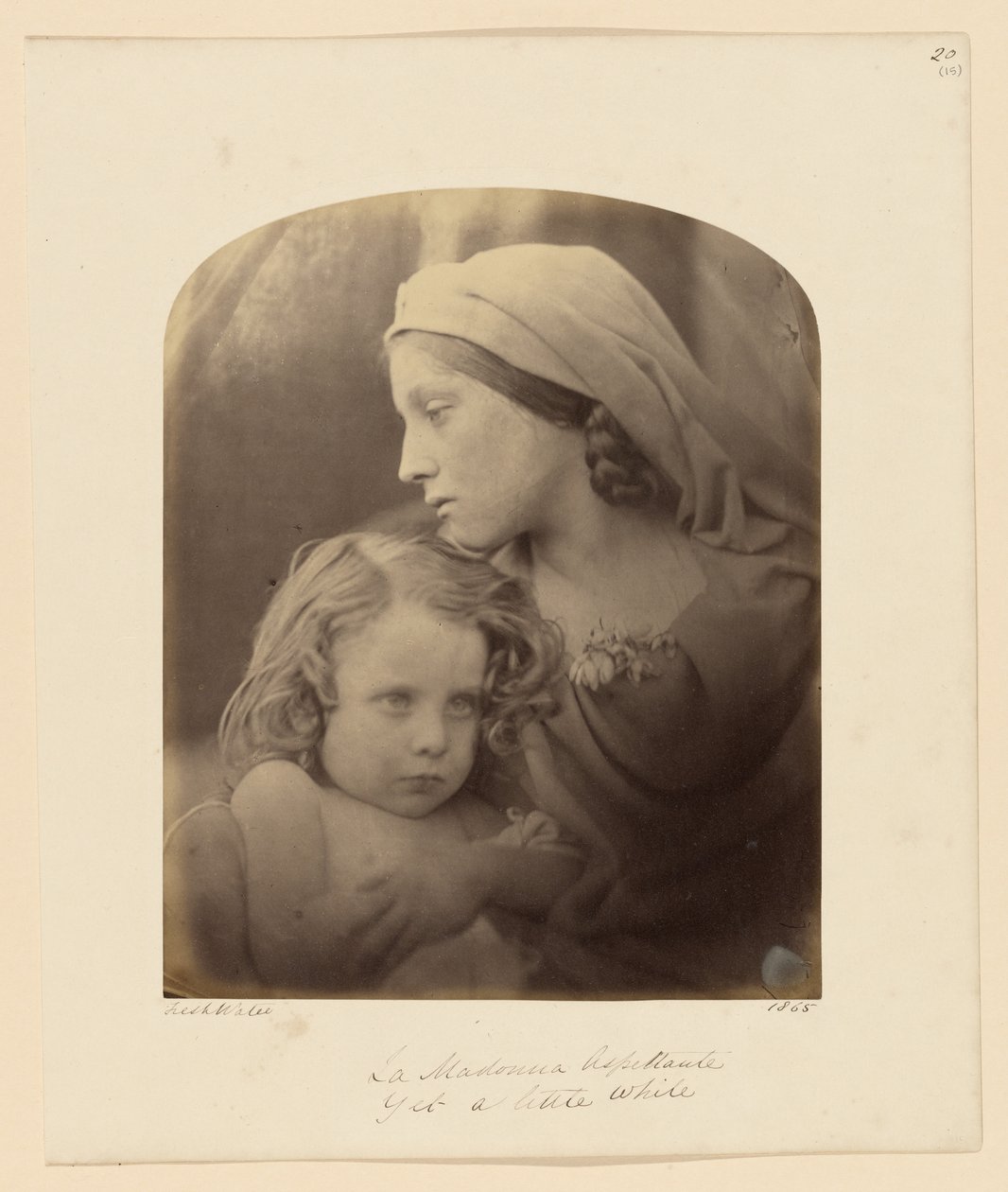 La Madonna Aspettante/Yet a little while - Julia Margaret Cameron