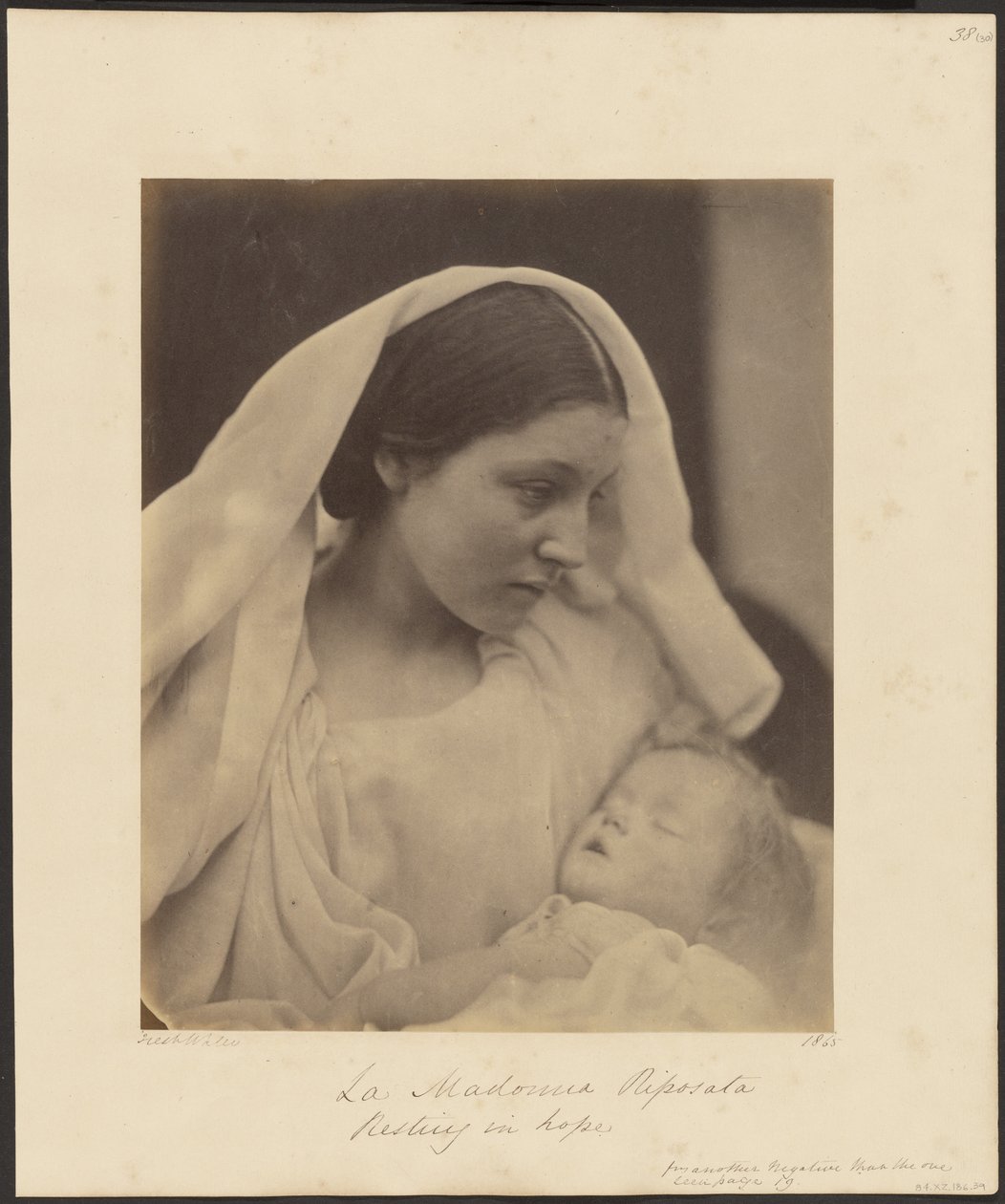 La Madone au repos - Julia Margaret Cameron