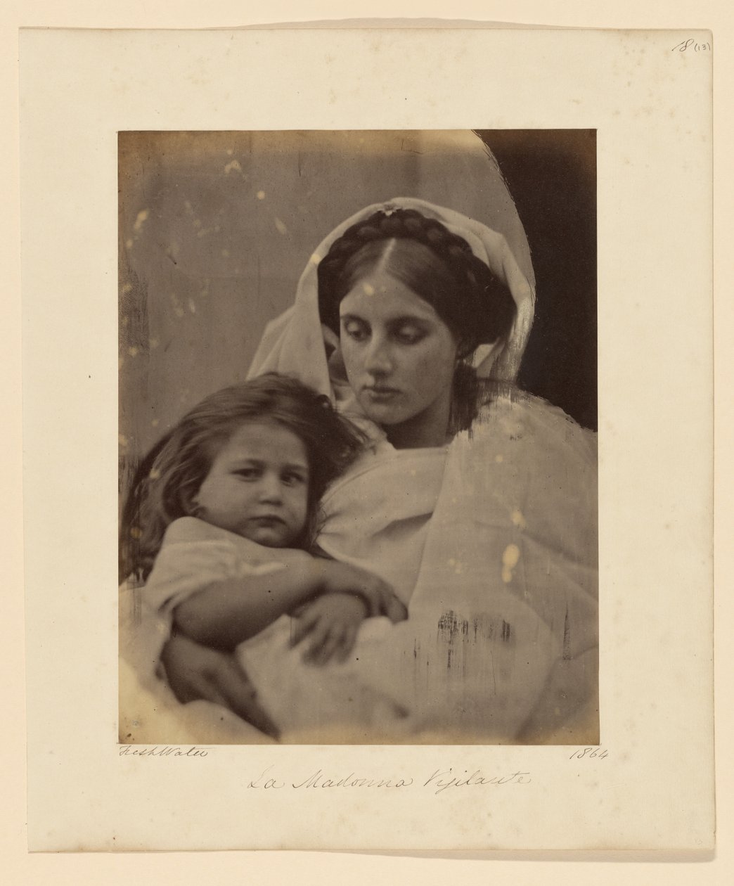 La Vierge vigilante - Julia Margaret Cameron