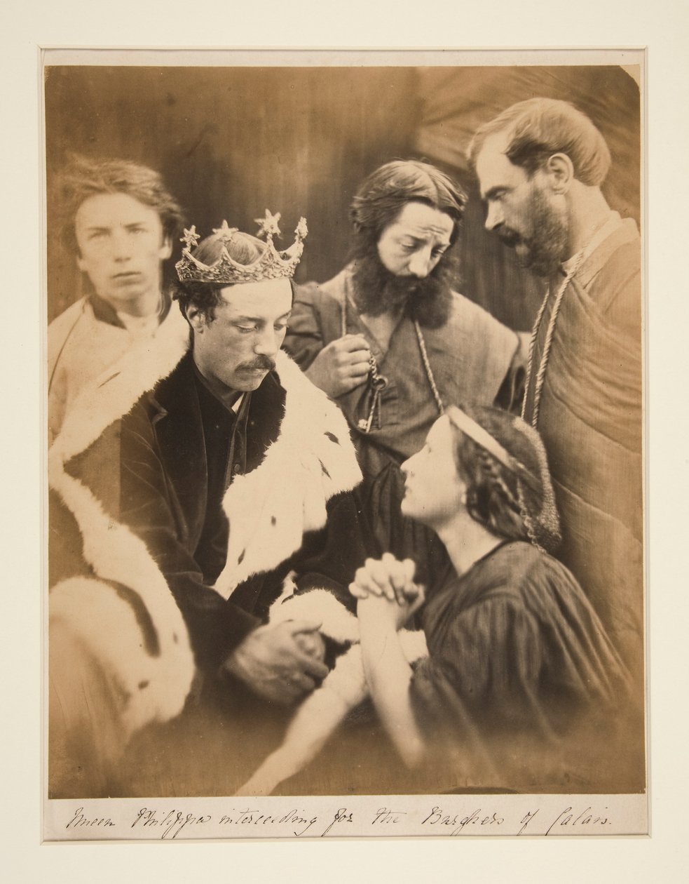 La reine Philippa intercède pour les bourgeois de Calais - Julia Margaret Cameron