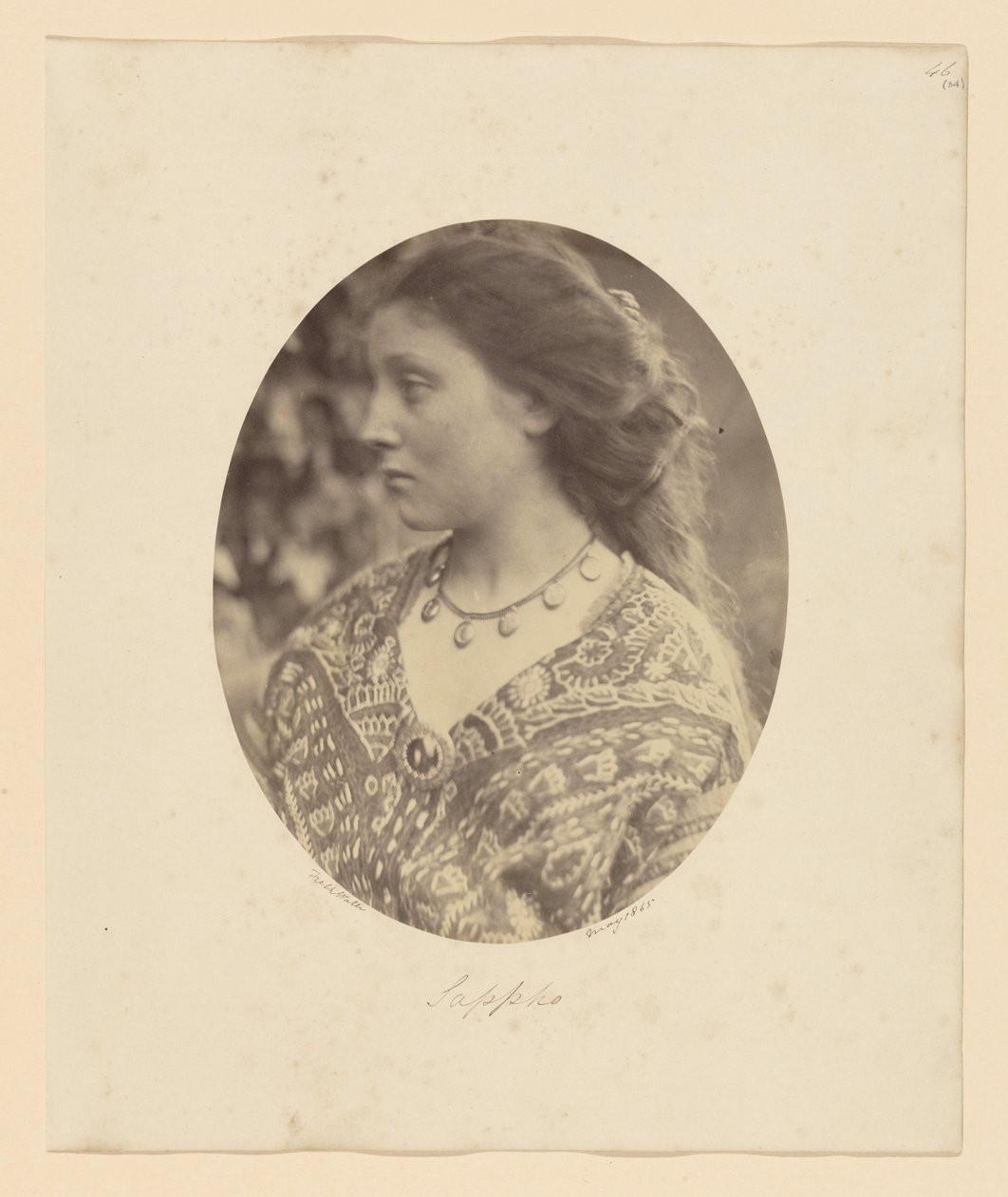 Sappho - Julia Margaret Cameron