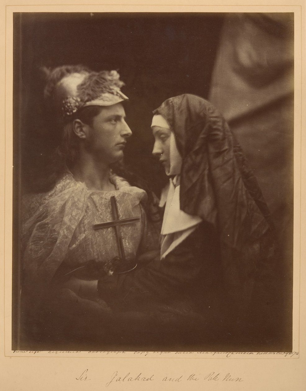 Sir Galahad et la pâle nonne - Julia Margaret Cameron