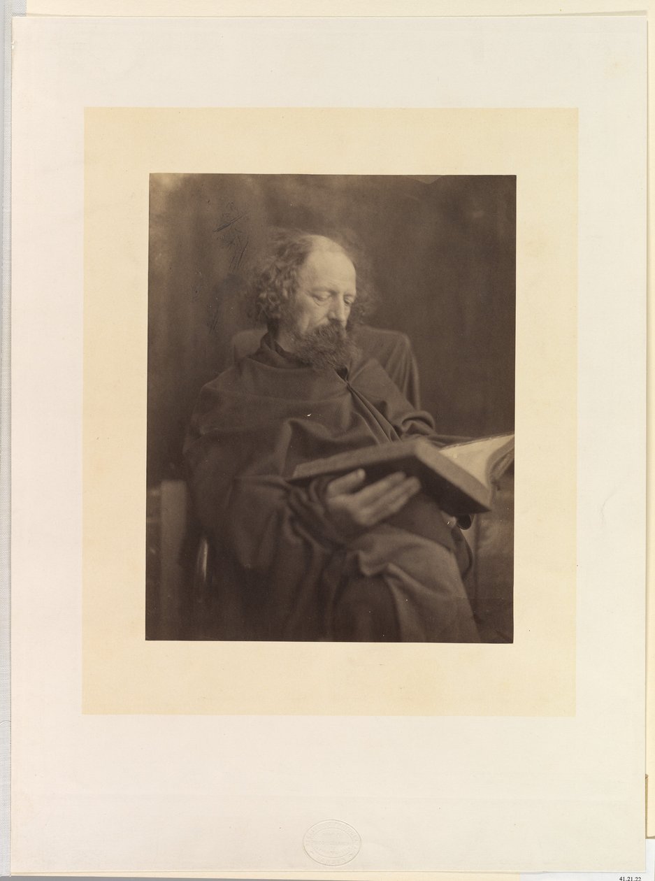 Tennyson lisant - Julia Margaret Cameron