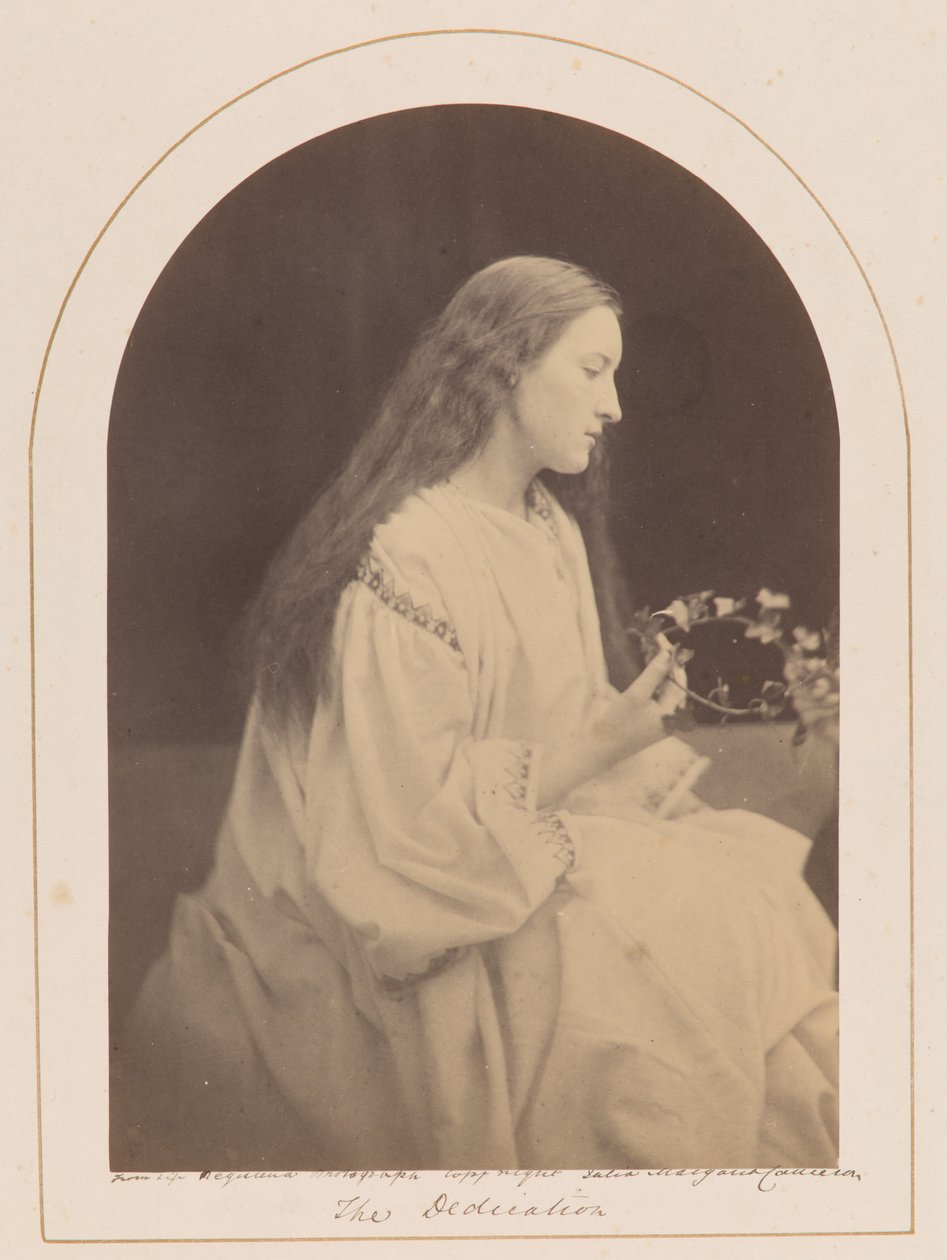 La dédicace (Hattie Campbell) - Julia Margaret Cameron