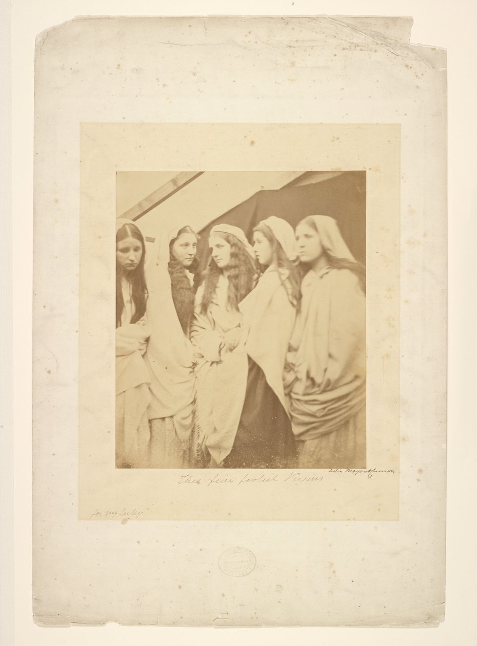 Les cinq vierges folles - Julia Margaret Cameron