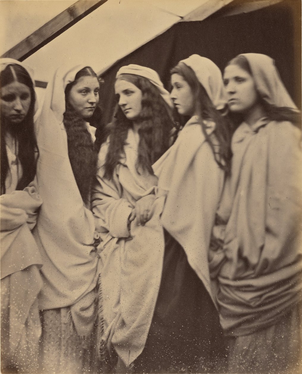 Les cinq vierges folles - Julia Margaret Cameron