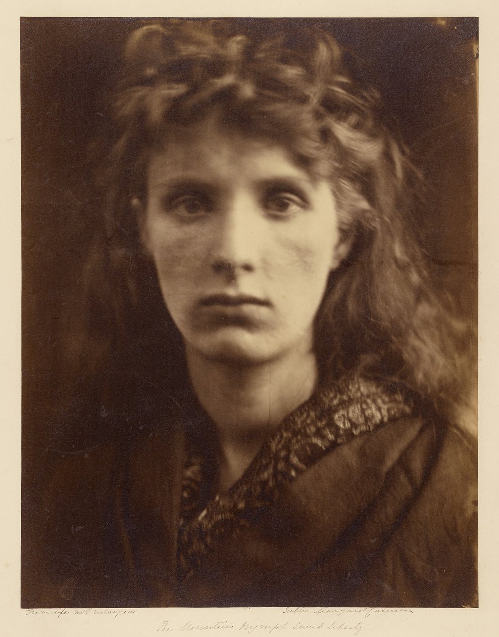 La nymphe des montagnes « Sweet Liberty » - Julia Margaret Cameron