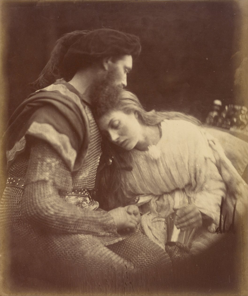 La séparation de Sir Lancelot et de la Reine Guenièvre - Julia Margaret Cameron