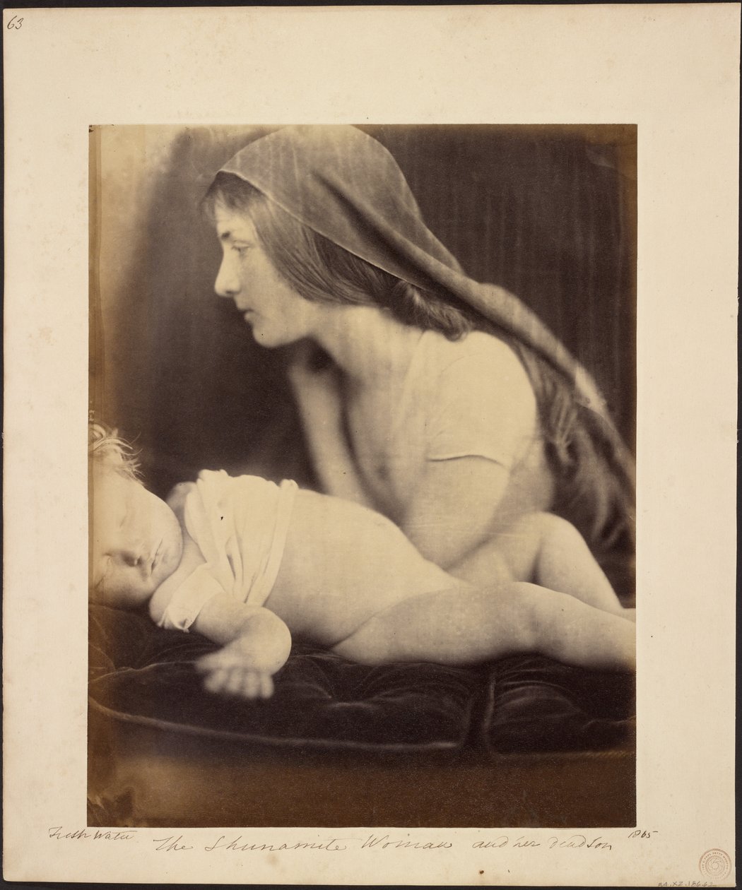 La Sunamite et son fils mort - Julia Margaret Cameron
