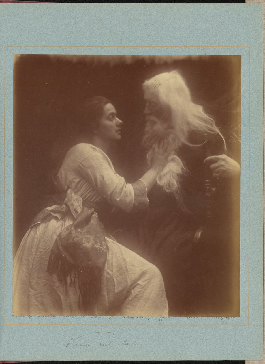 Vivien et Merlin - Julia Margaret Cameron