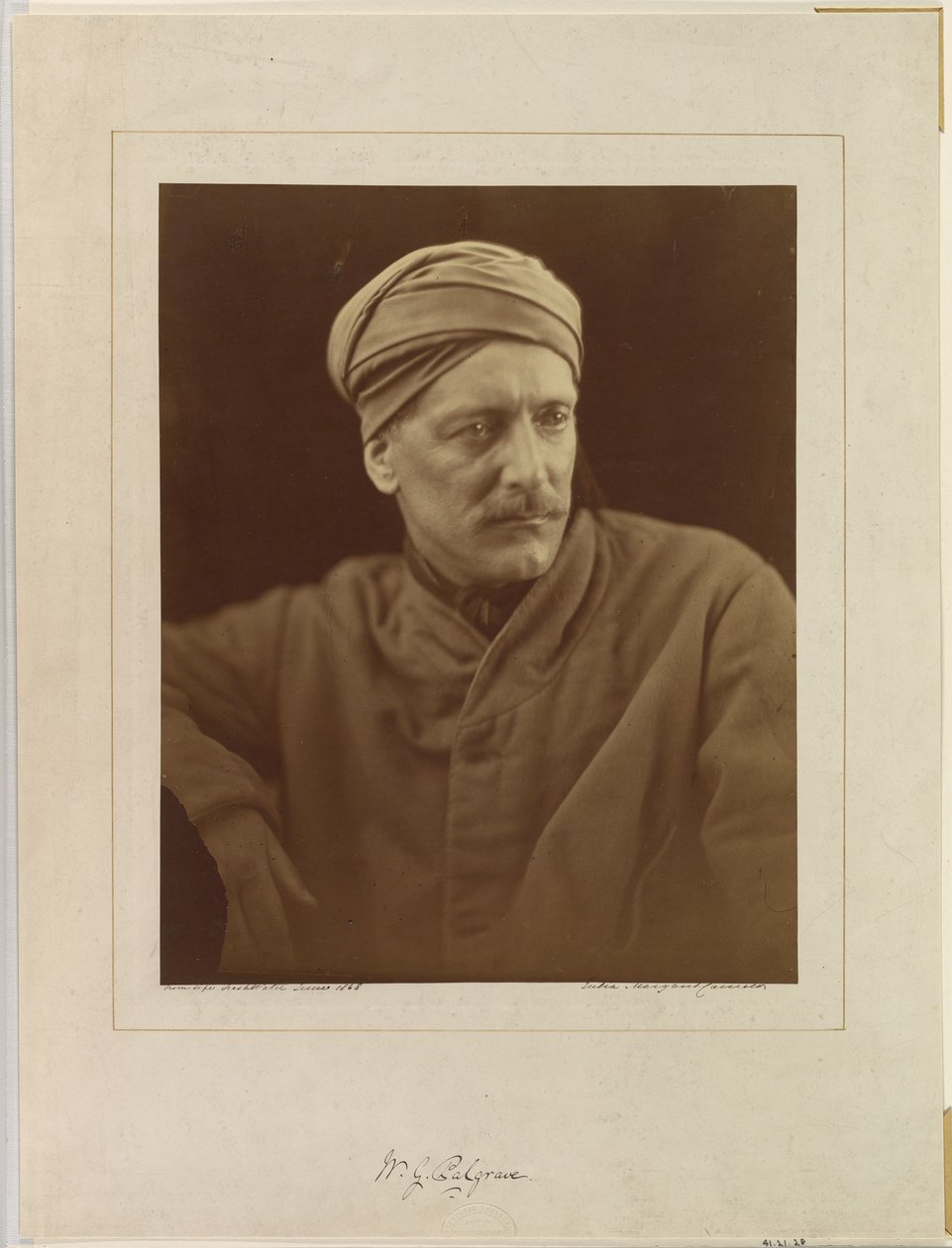 William Gifford Palgrave - Julia Margaret Cameron