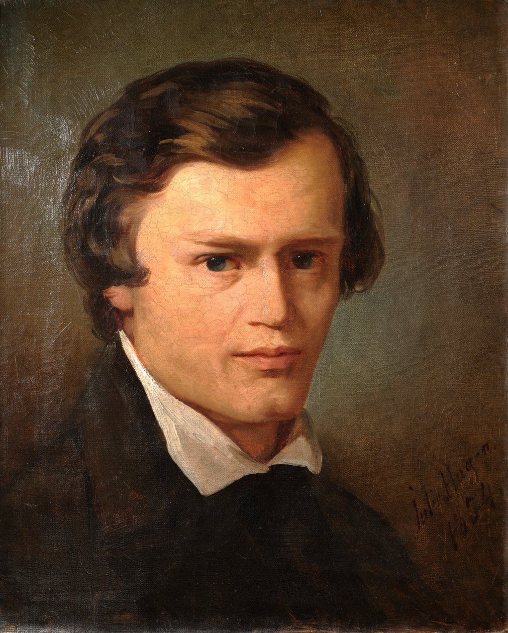 Estonien : "Artiste H. Portrait de H. Hartmann" - Julie Wilhelmine Hagen Schwarz