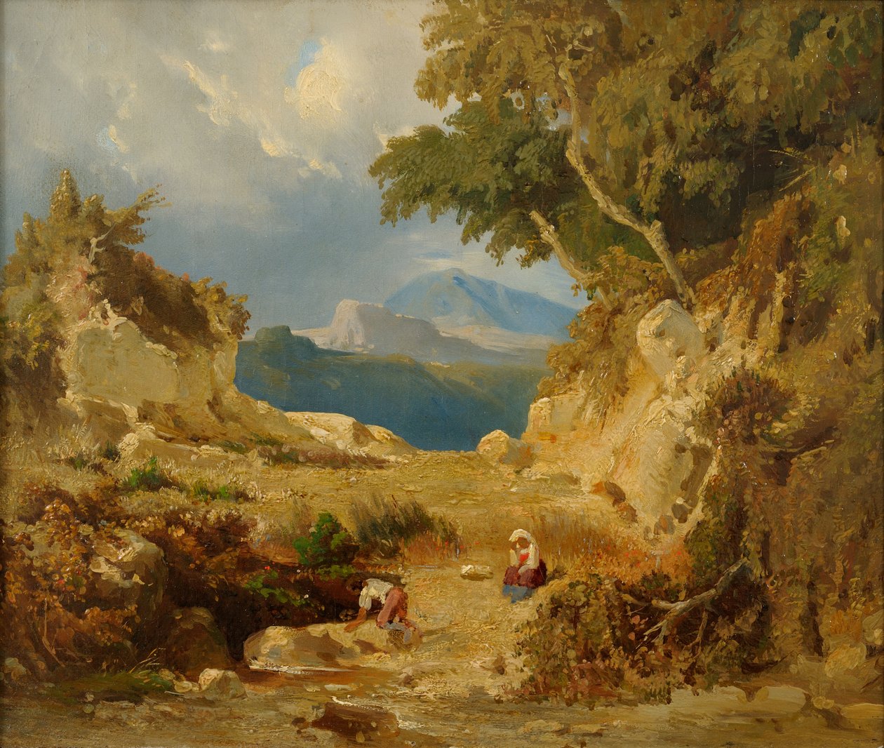 Paysage italien - Julie Wilhelmine Hagen Schwarz