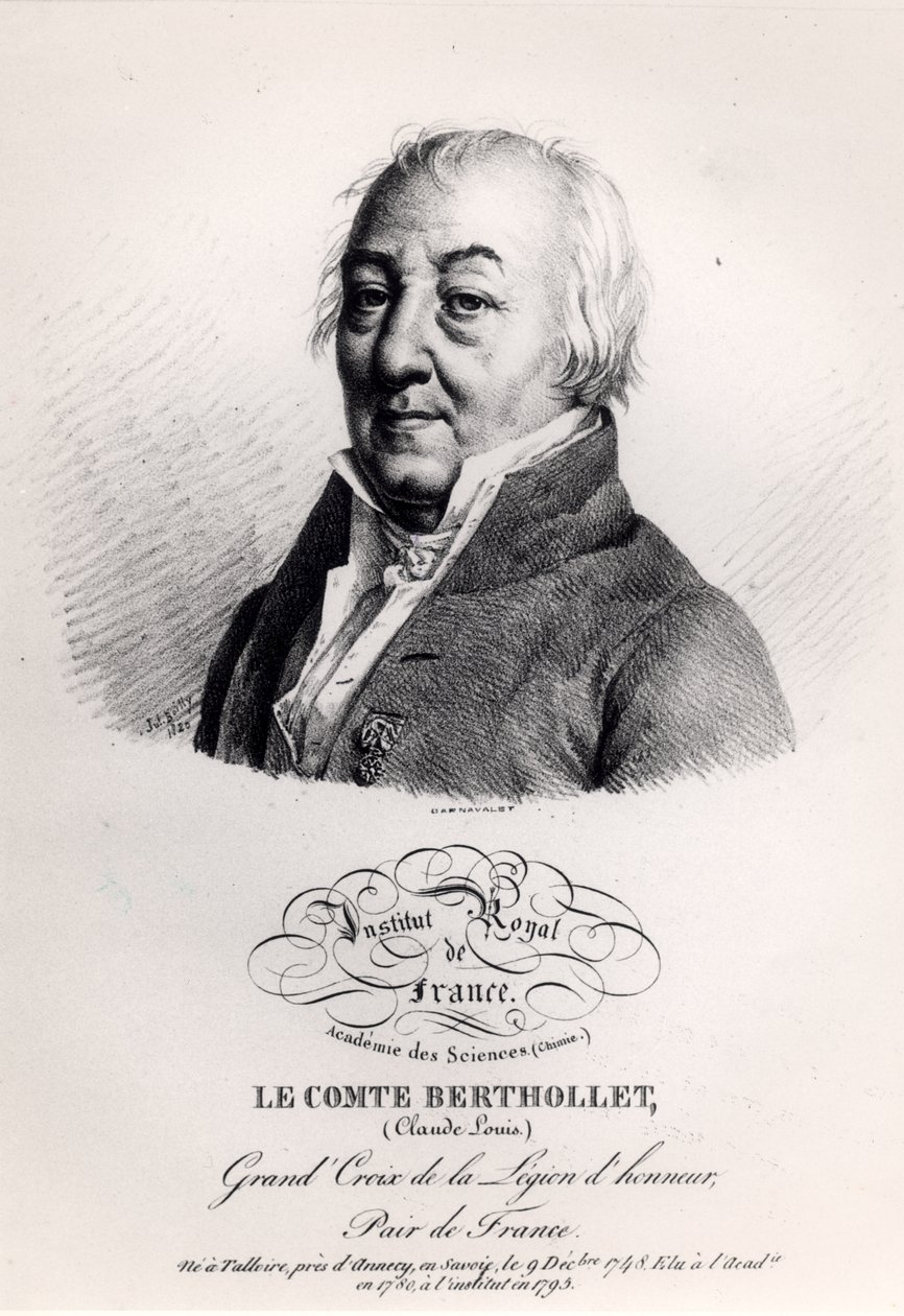 Comte Claude Louis Berthollet (1748-1822) - Julien Leopold Boilly