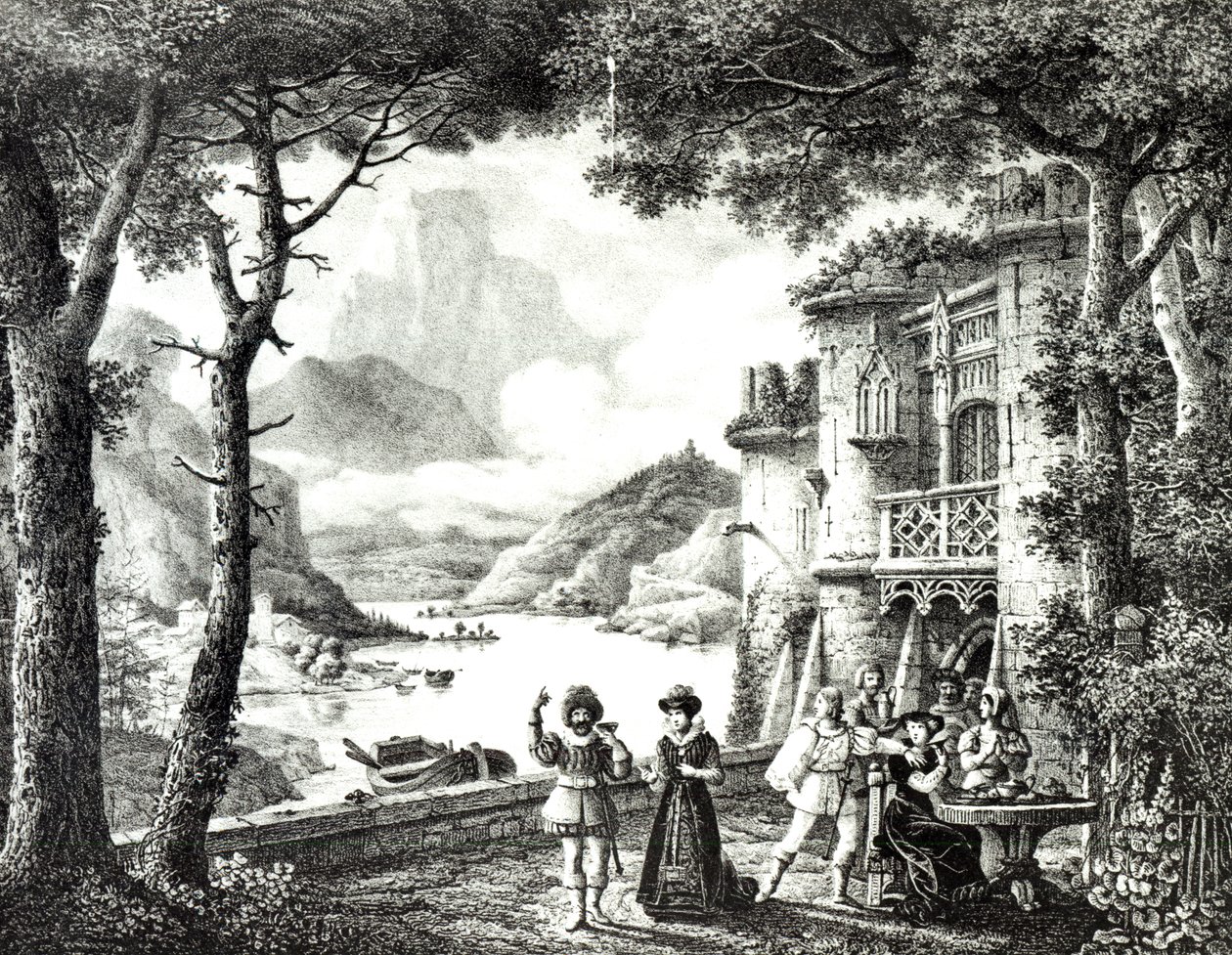 Décor de scène pour l