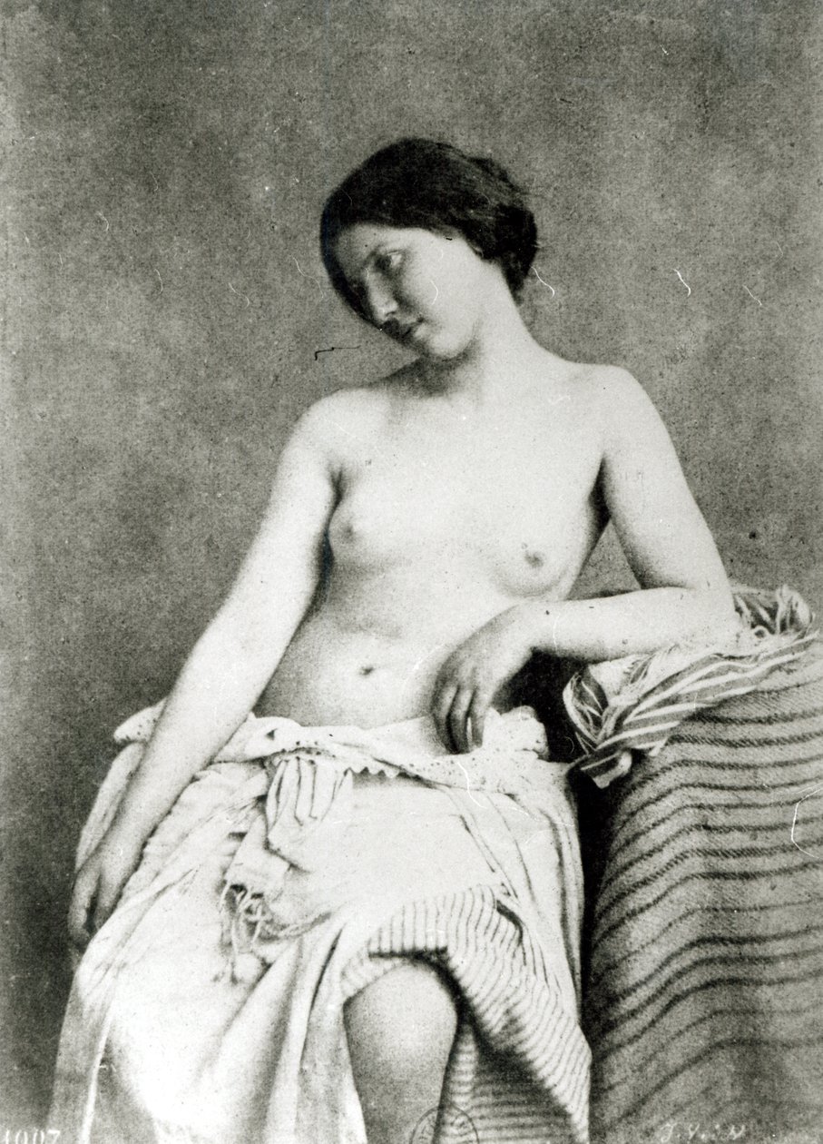 Modèle féminin nu, c.1850 - Julien Vallou de Villeneuve