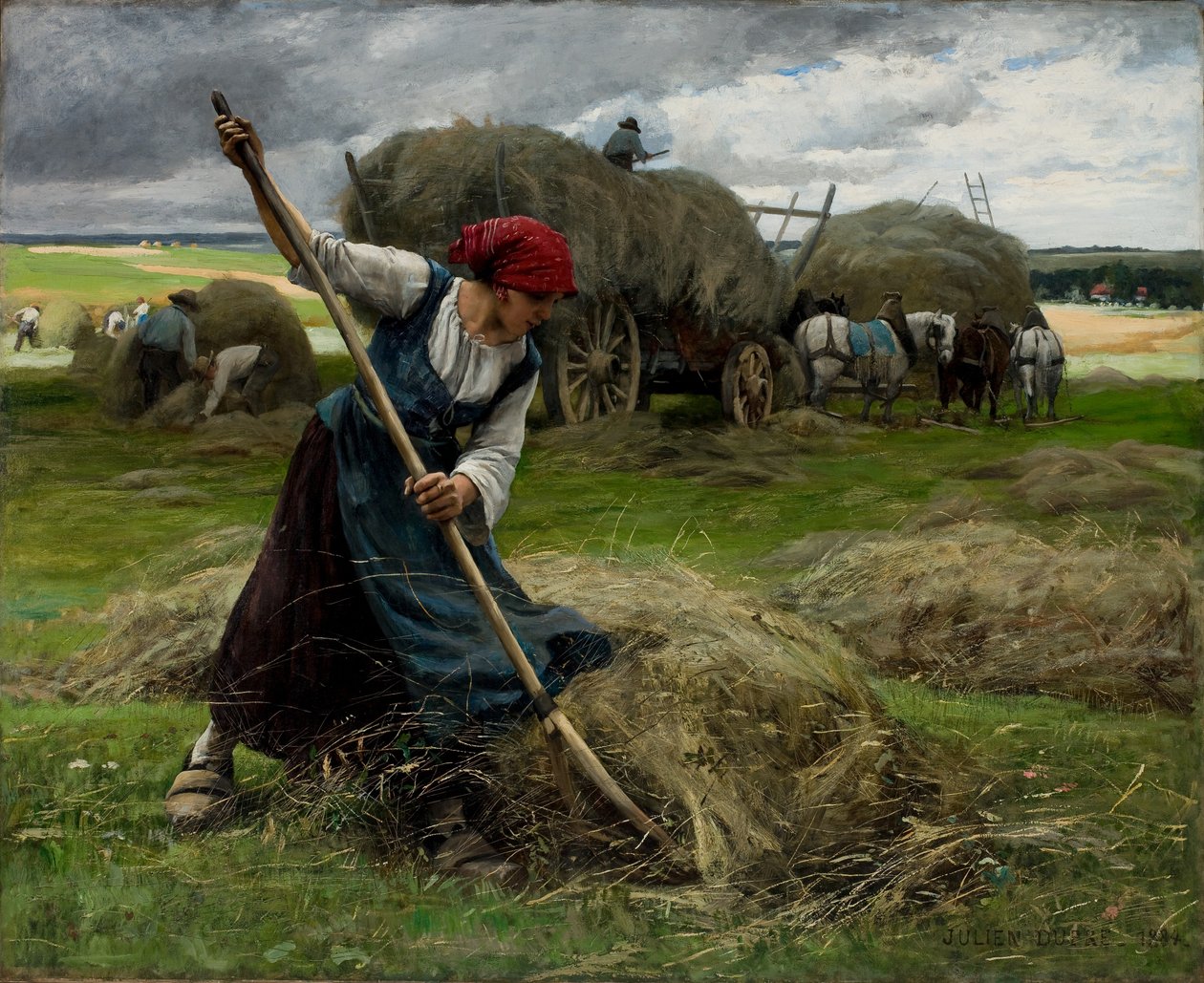 Scène de fenaison - Julien Dupre