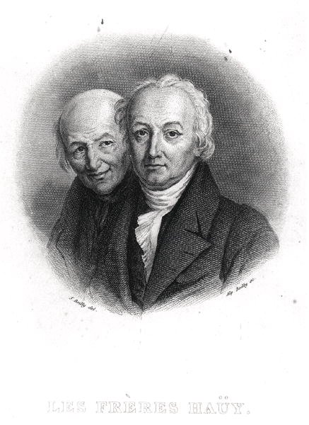 Les frères Hauy: René-Just (1743-1822) et Valentin Hauy (1745-1822) gravé par Alphonse Boilly (1801-67) - Julien Leopold (after) Boilly