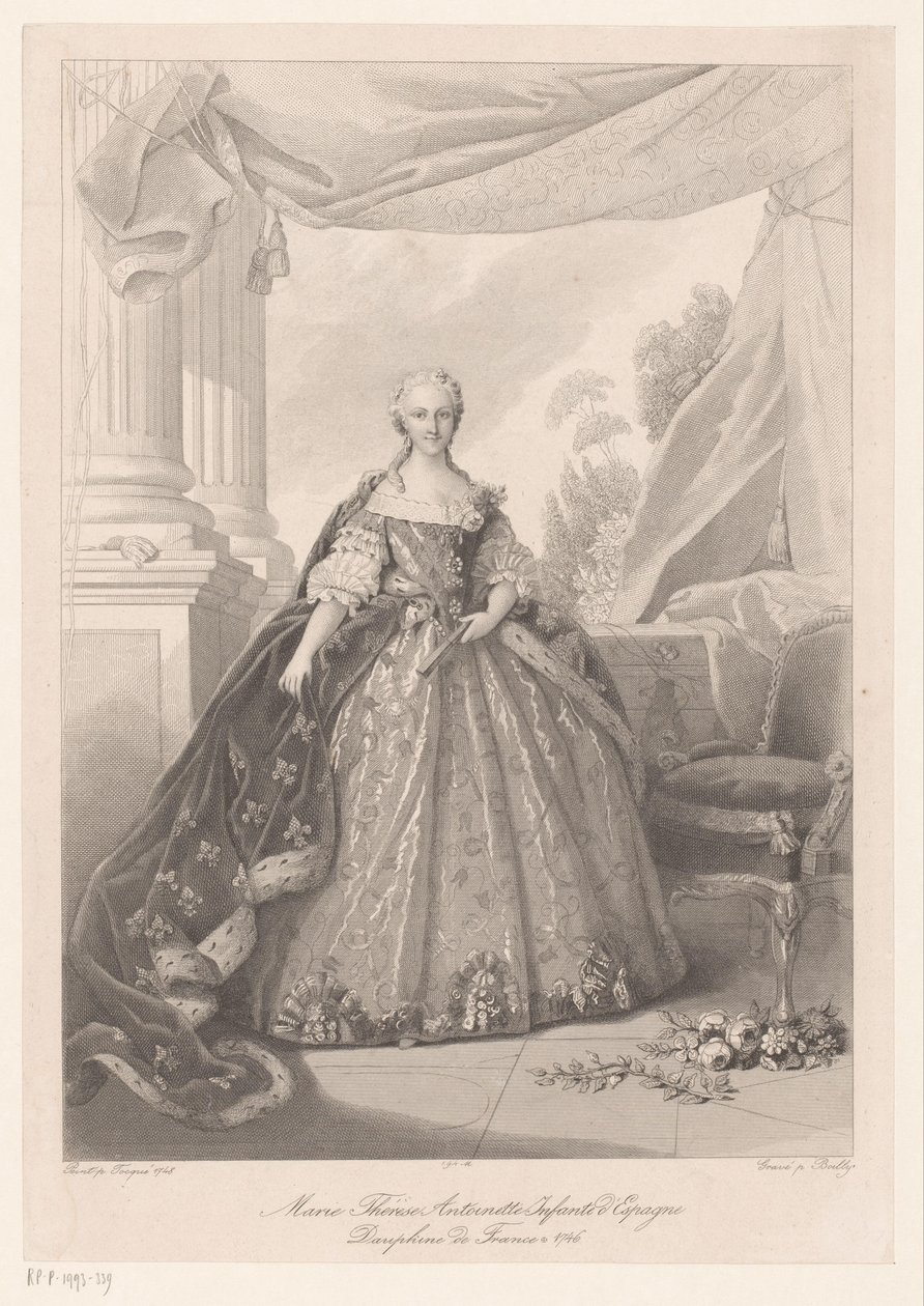 Portrait de Maria Theresia de Bourbon - Julien Leopold Boilly