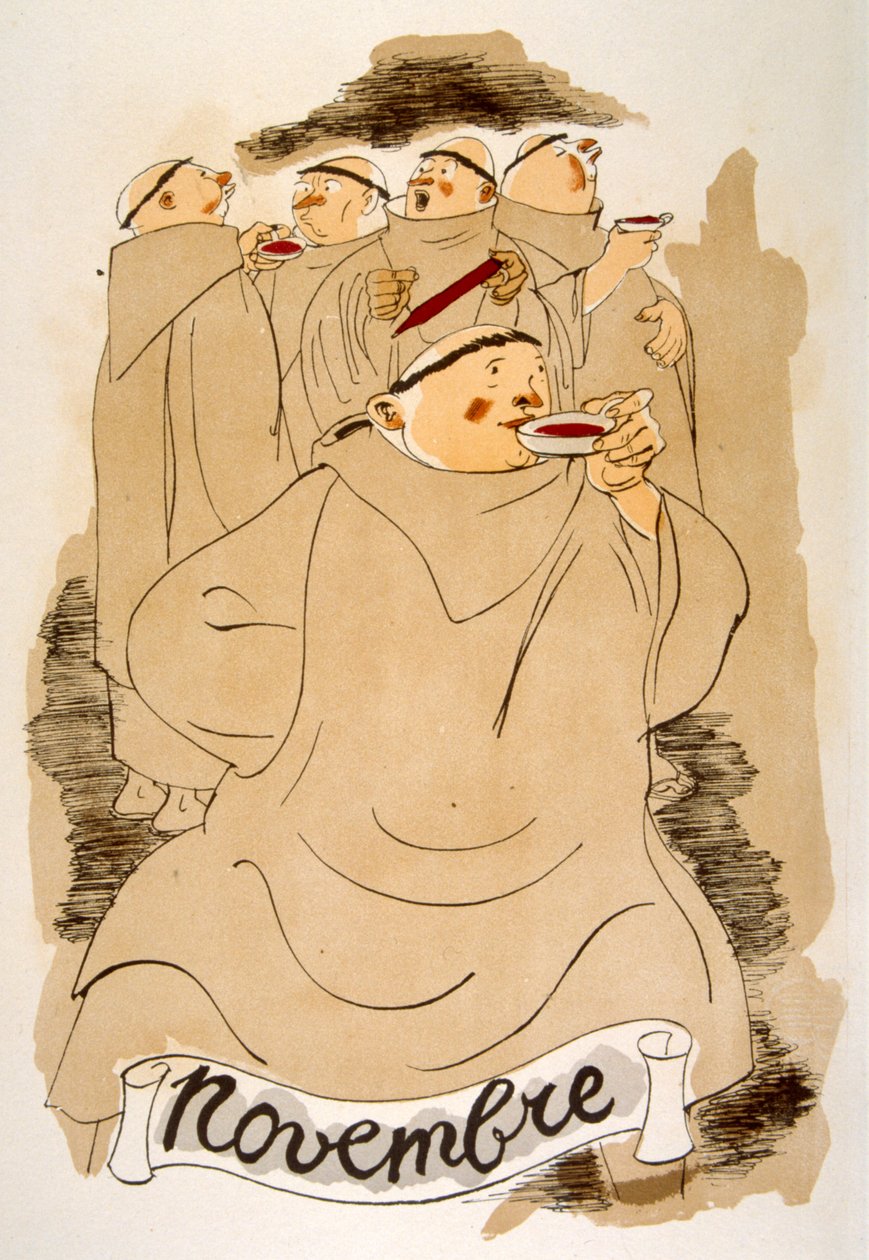 Illustration humoristique de vin 1946. Illustration de Julien Pavil - Julien Pavil