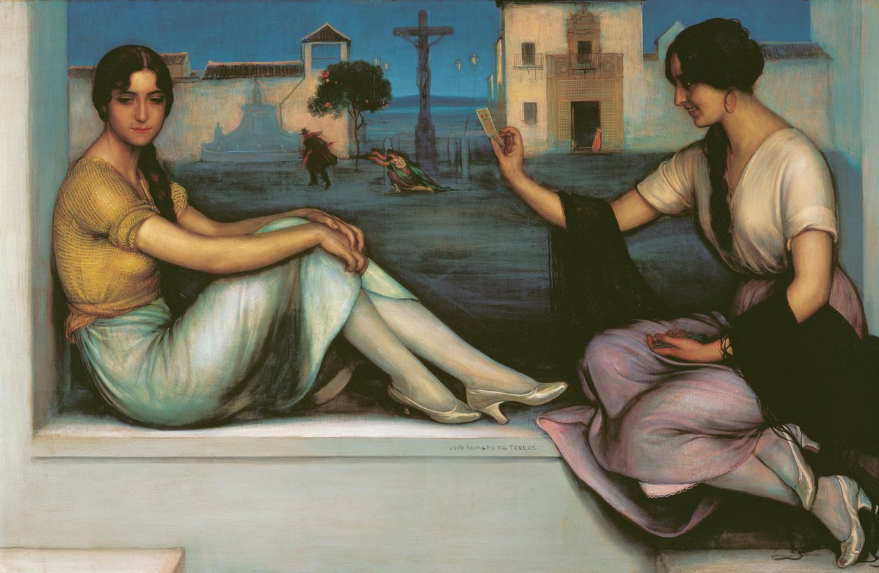 La divination - Julio Romero de Torres