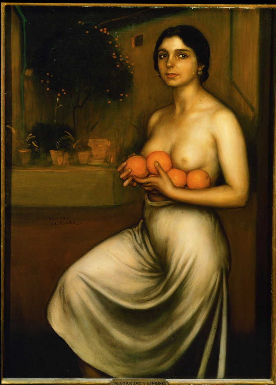 Oranges et citrons (peinture) - Julio Romero de Torres