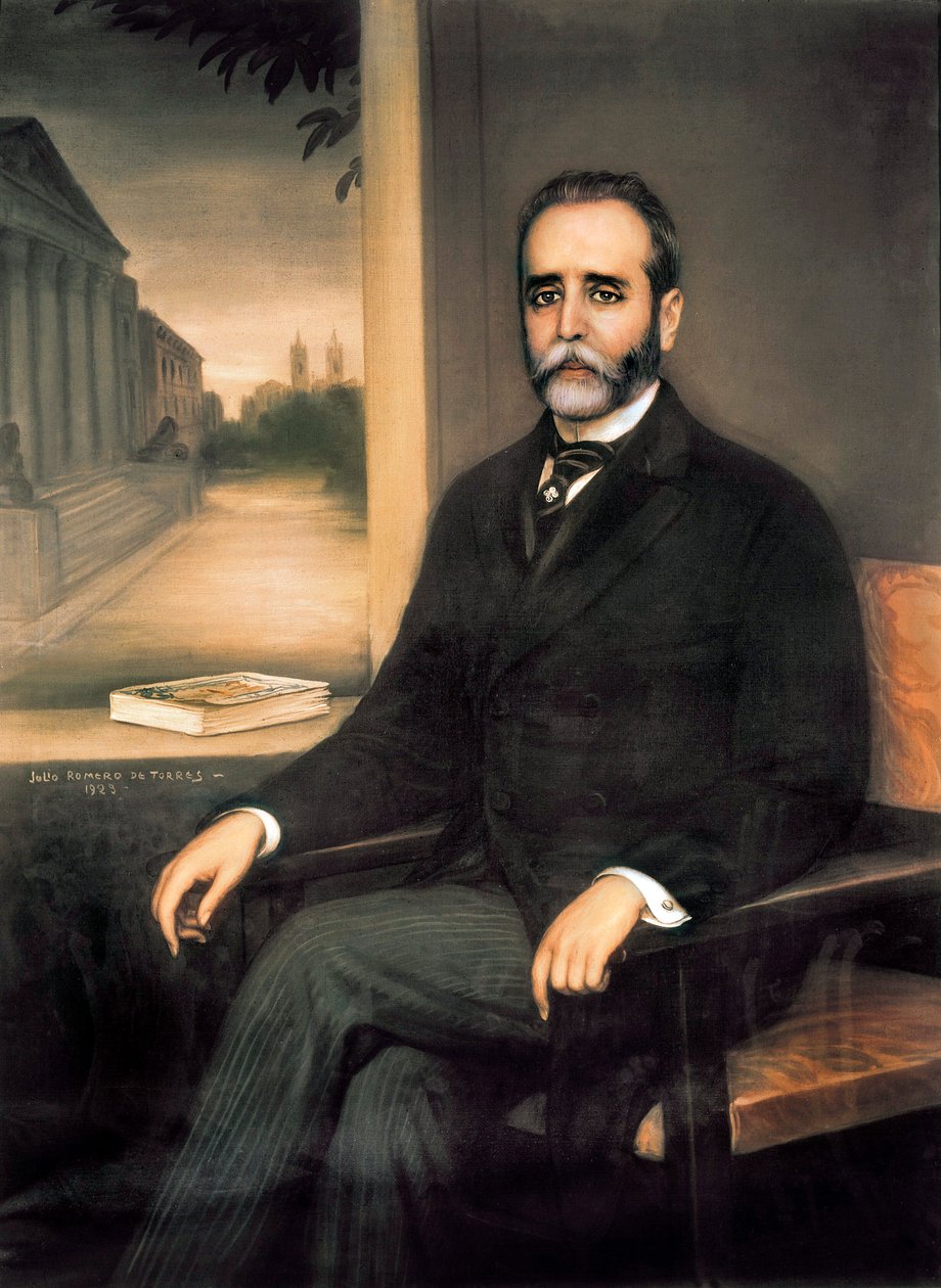Portrait de José Sanchez Guerra (1859-1935), homme politique, avocat et journaliste espagnol - Julio Romero de Torres