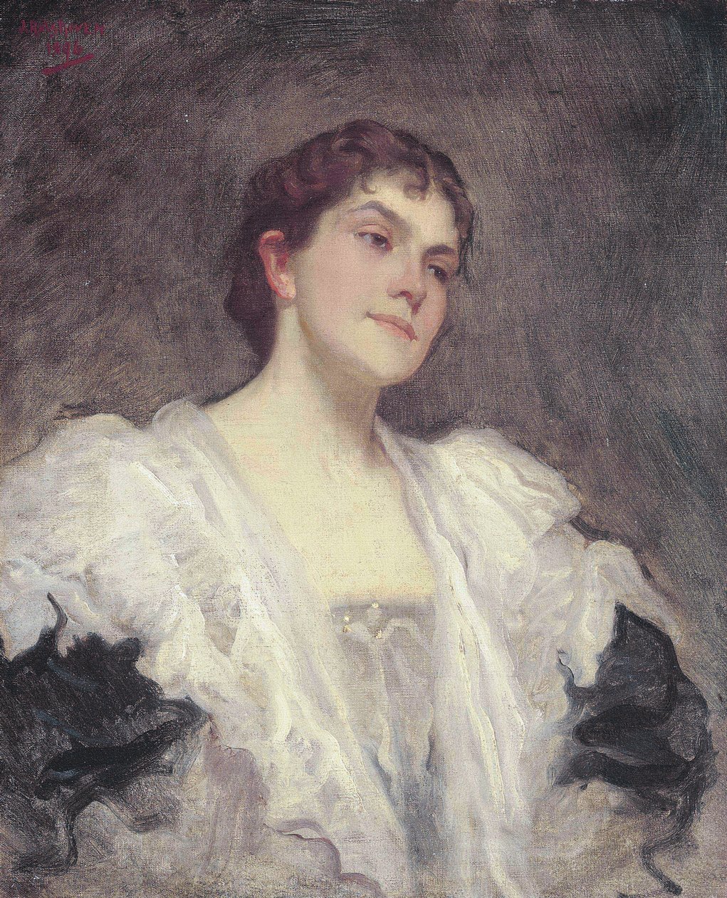 La chanteuse Lady Lillian June Henschel née Bailey - Julius C. Rolshoven