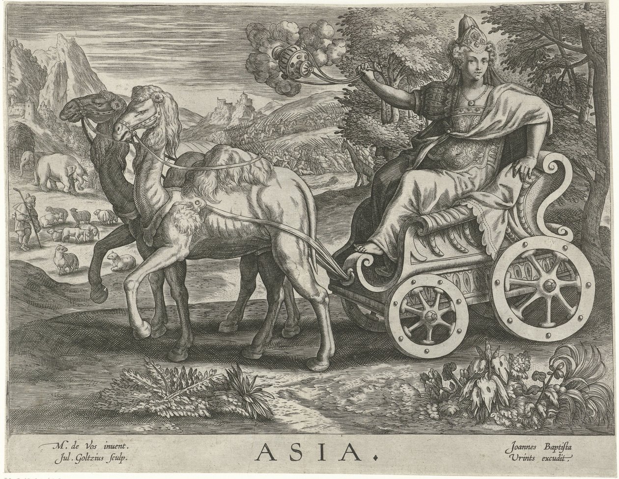 Asie (Les quatre continents) - Julius Goltzius