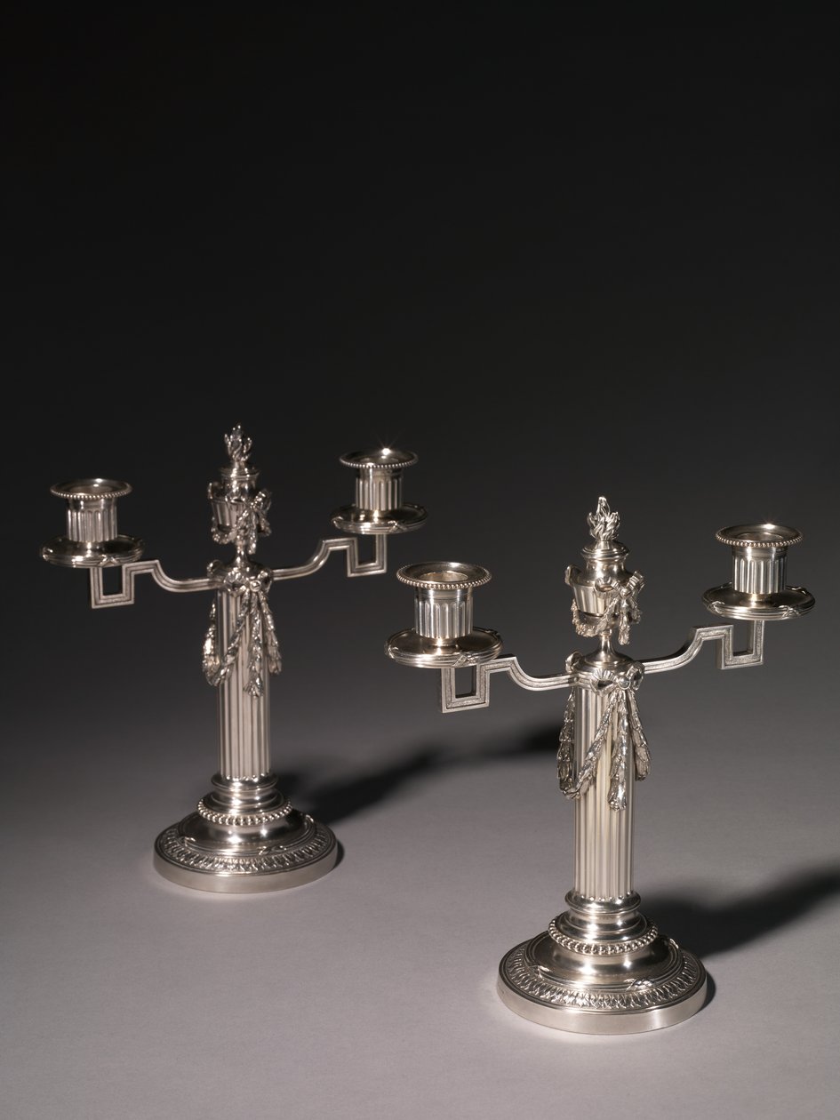 Candélabre, firme de Peter Carl Fabergé - Julius Rappoport