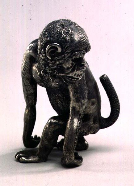 Figure de singe fabriquée pour Fabergé, c.1896-1908 - Julius Rappoport