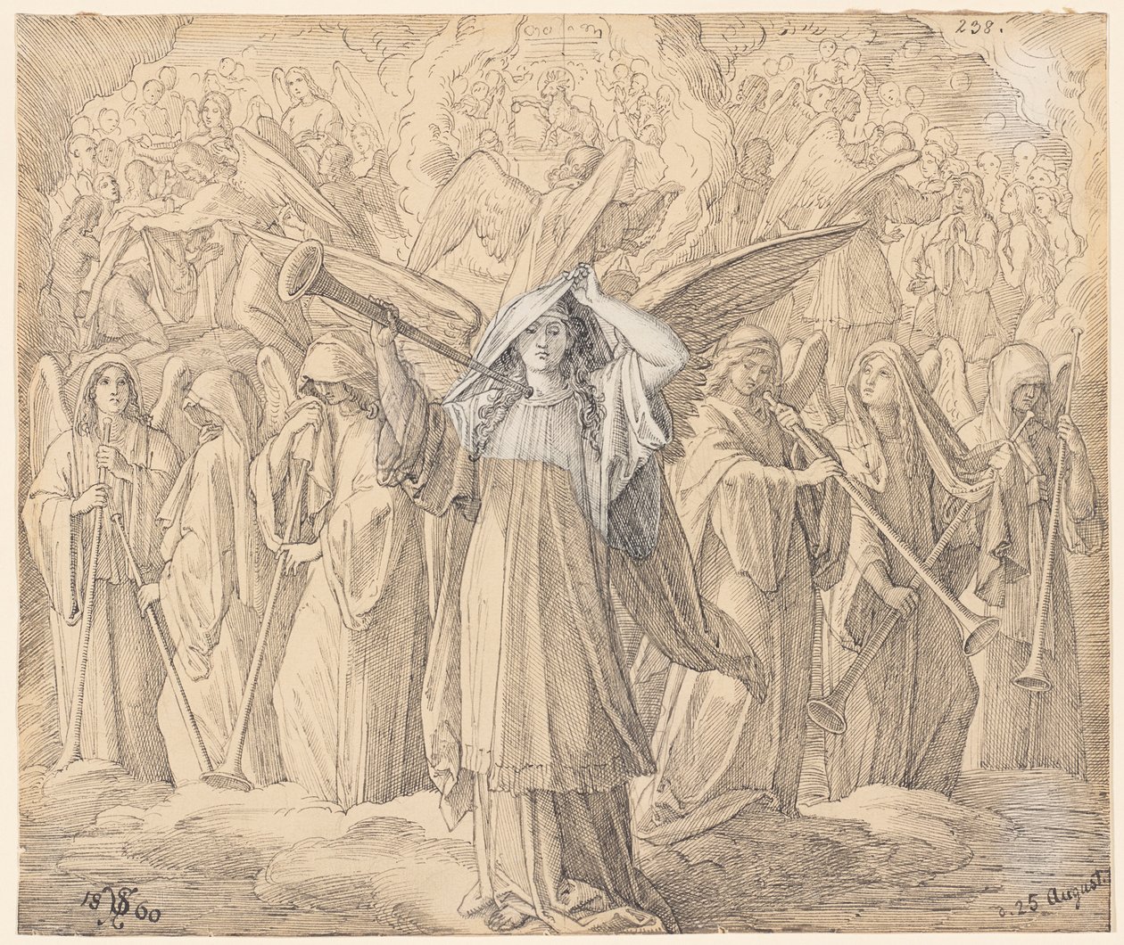 Le septième sceau du livre est - Julius Schnorr von Carolsfeld