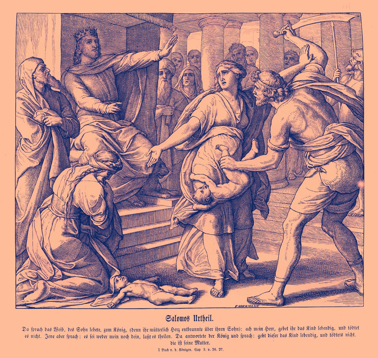 Jugement de Salomon - Julius Schnorr von Carolsfeld