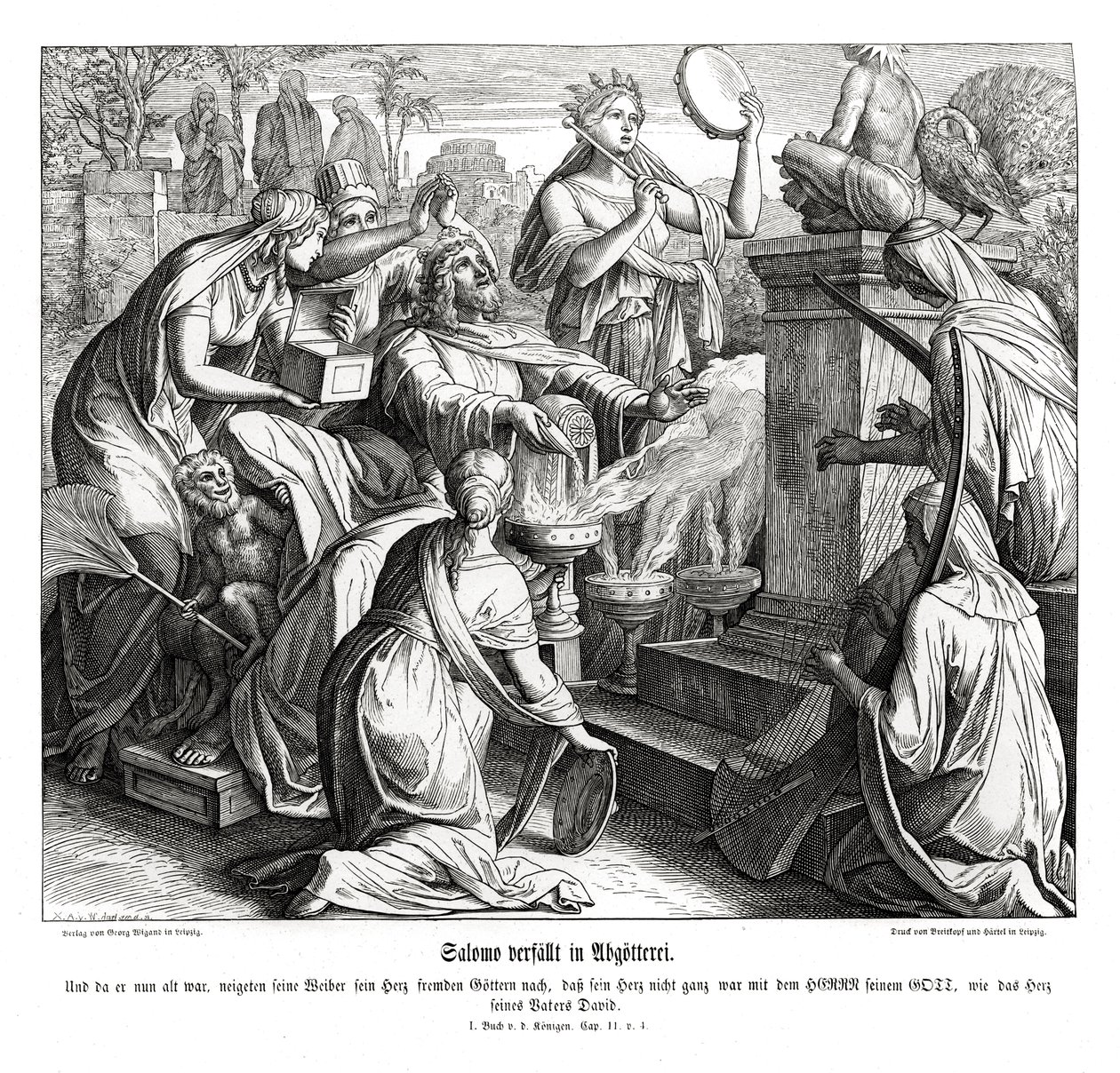 Le roi Salomon tombe dans l