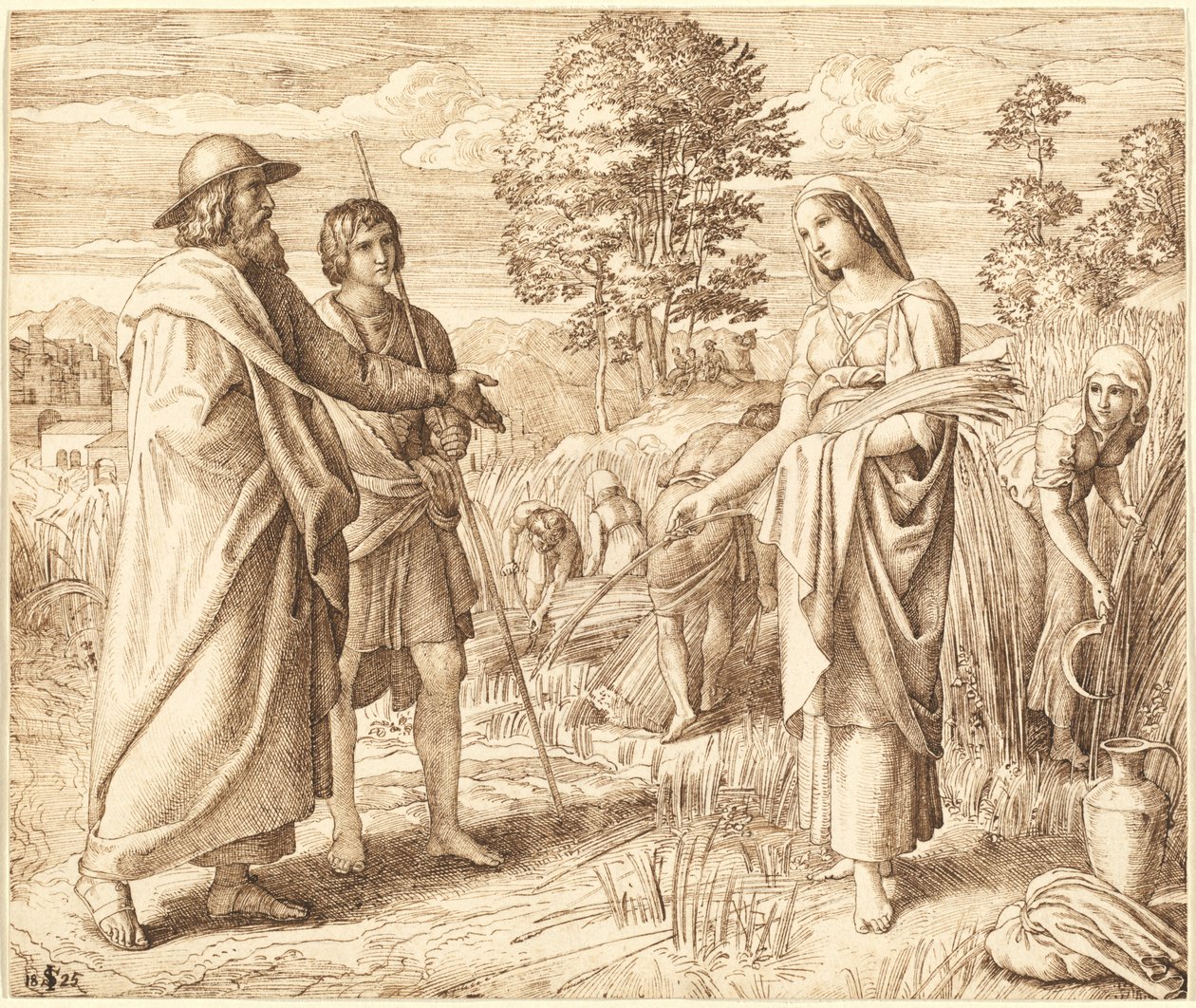 Ruth et Boaz - Julius Schnorr von Carolsfeld