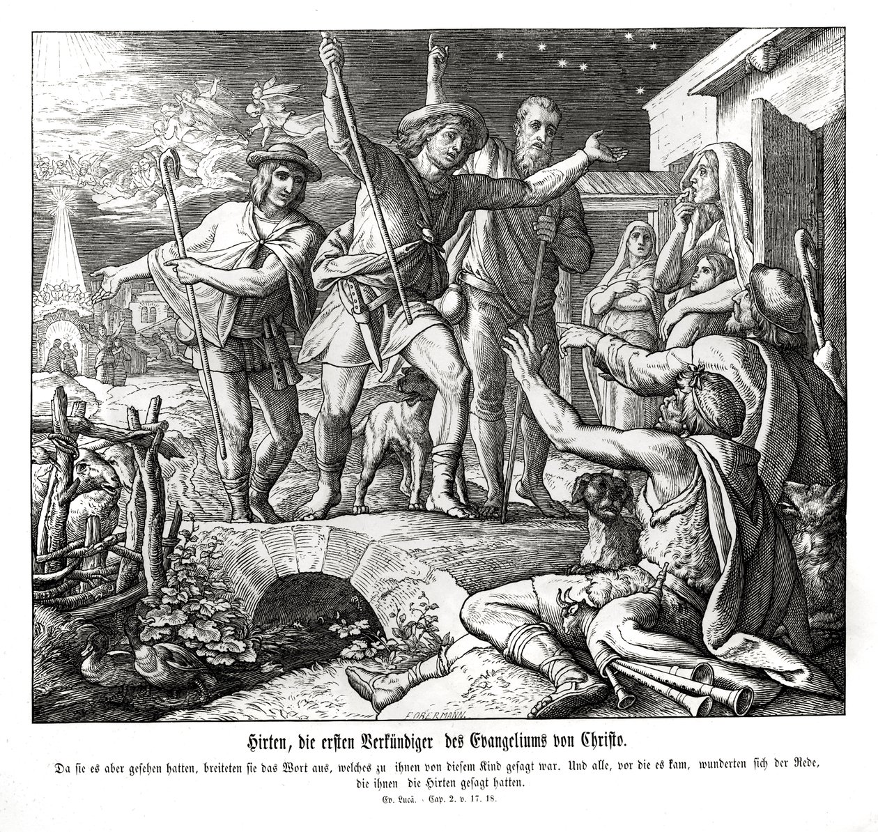 Les bergers répandent l