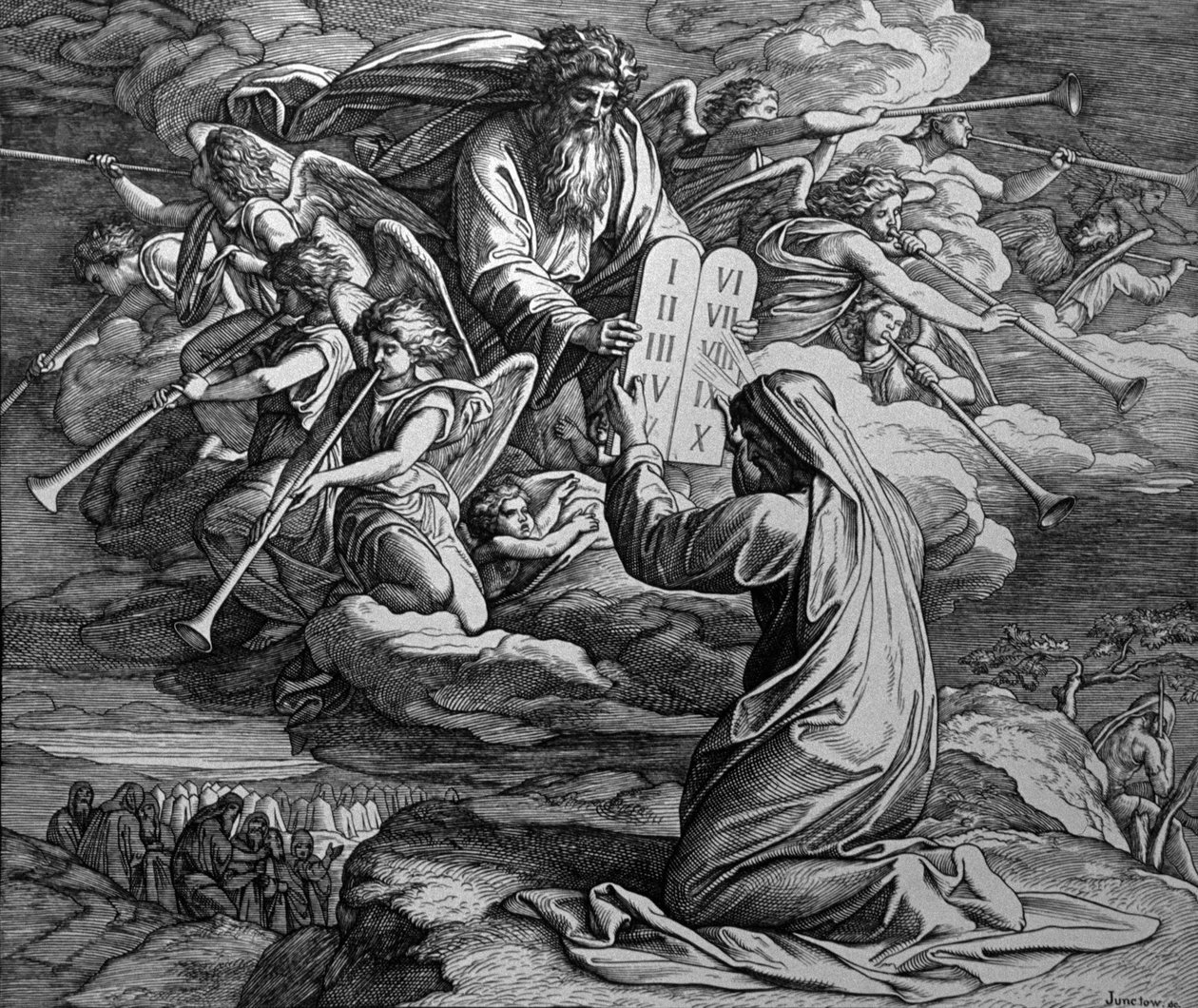 Les Tables de la Loi - Julius Schnorr von Carolsfeld