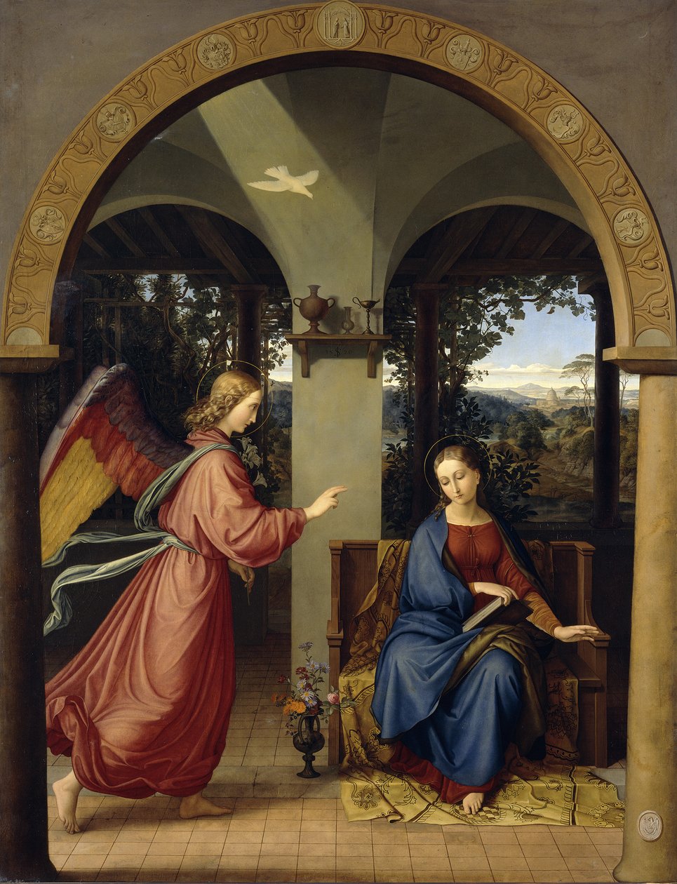 Annonciation - Julius Schnorr von Carolsfeld