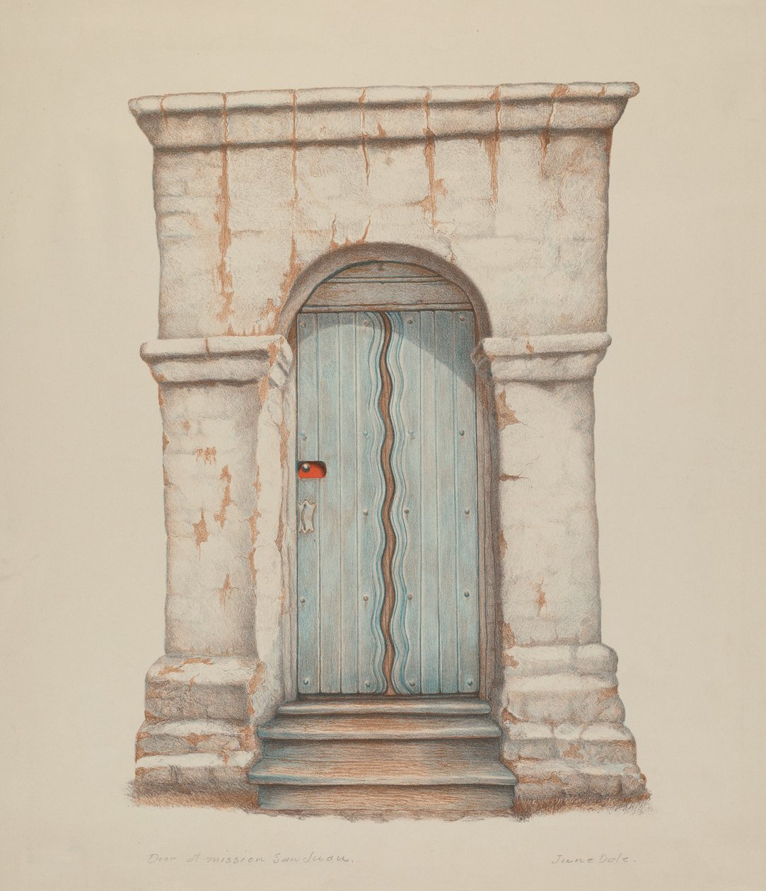 Porte à Mission San Juan - June Dale