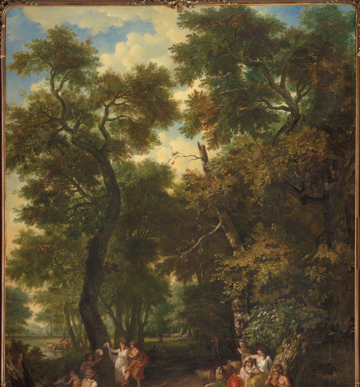 Paysage arcadien avec des bergers jouant de la musique et dansant - Jurriaan Andriessen