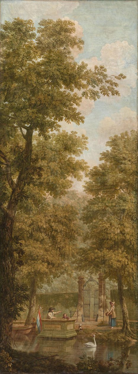 Tenture avec paysage hollandais, appartenant à la salle du Nieuwe Doelenstraat 22 - Jurriaan Andriessen