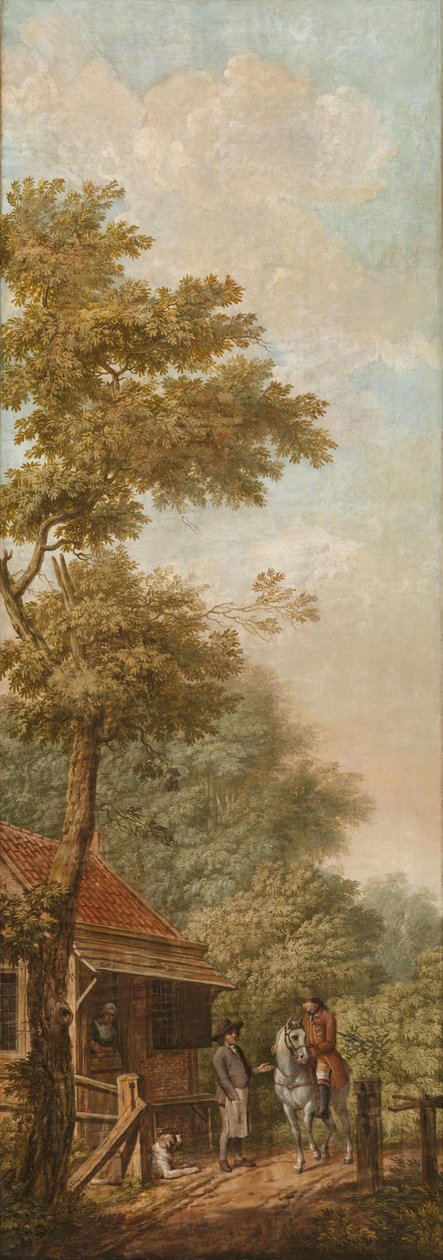 Tenture avec paysage hollandais, appartenant à la salle du Nieuwe Doelenstraat 22 - Jurriaan Andriessen