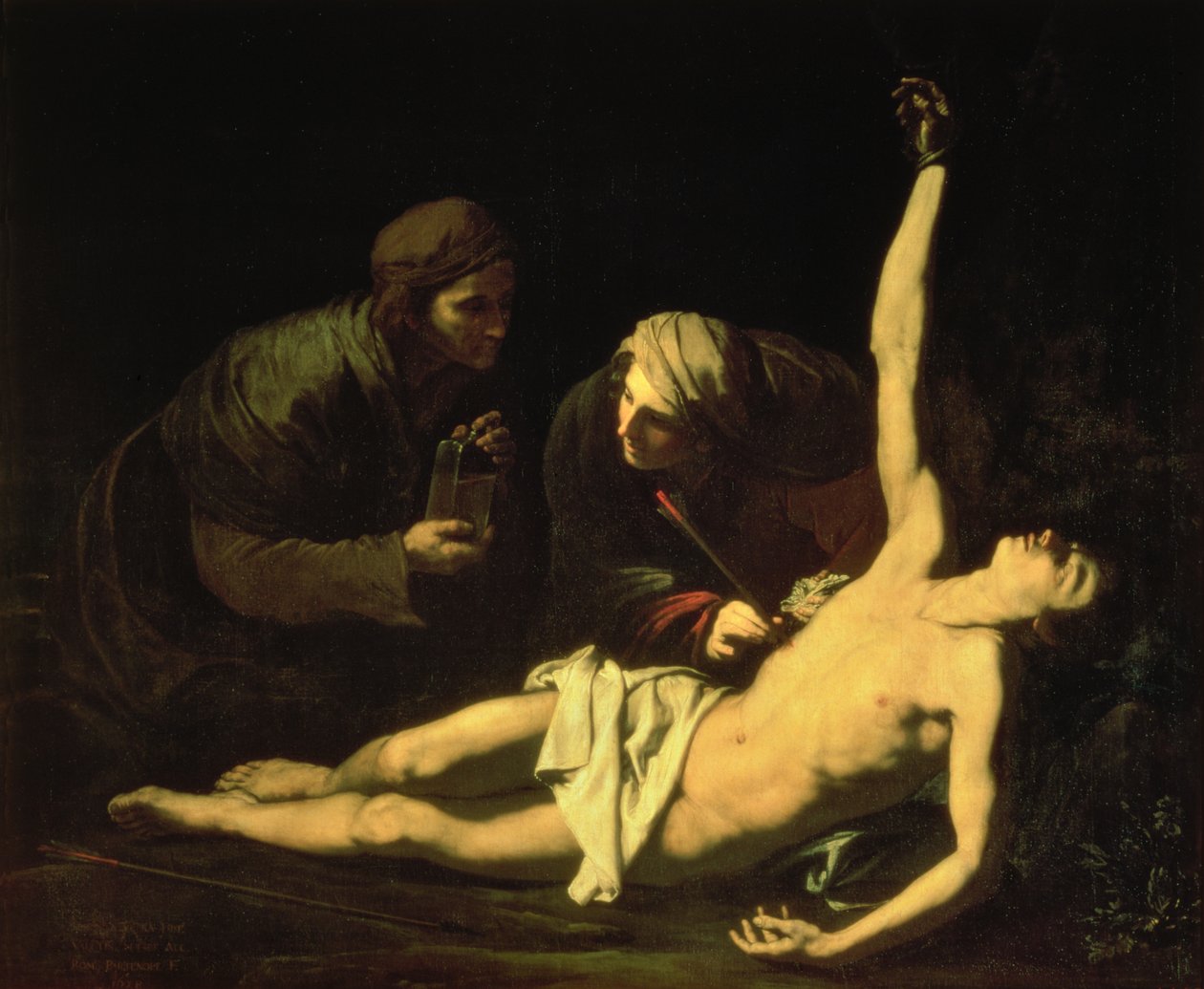 Saint Sébastien assisté par Sainte Irène, 1628 - Jusepe de Ribera