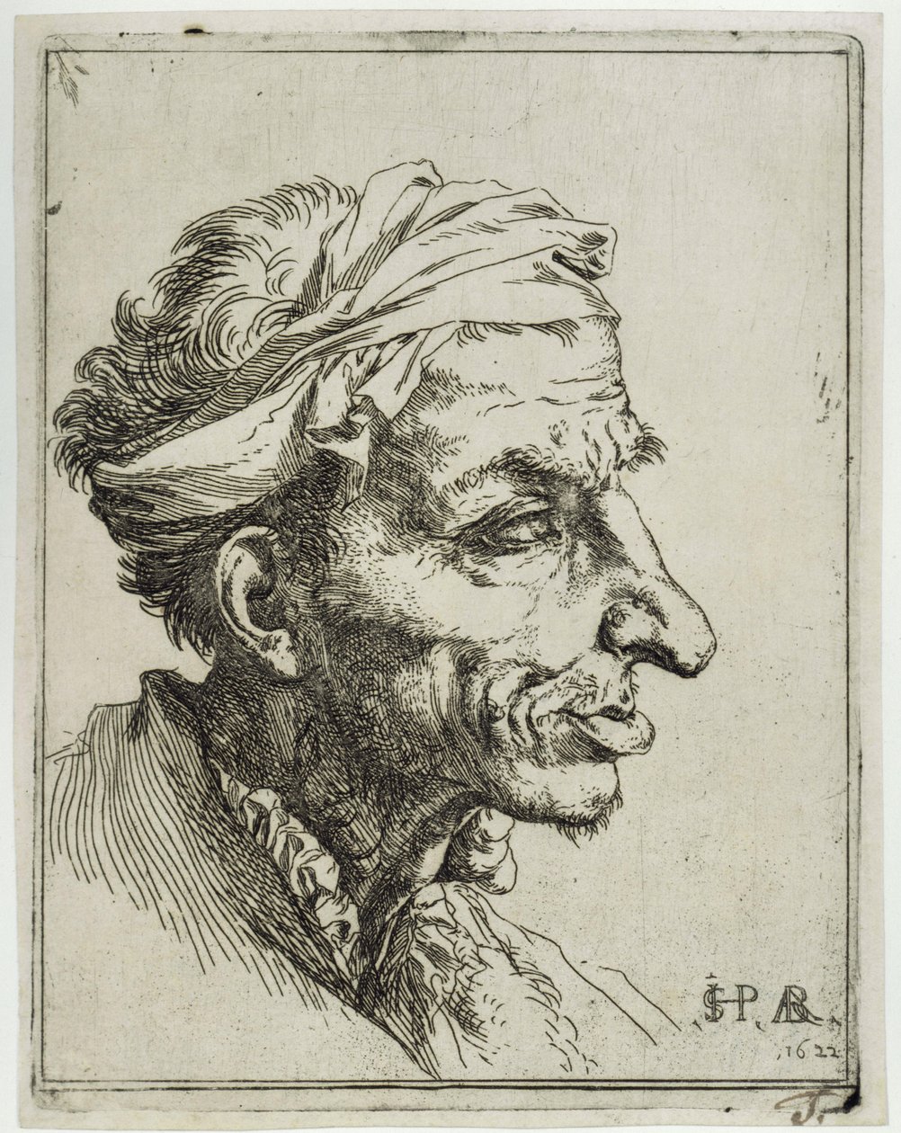 Petite tête grotesque - Jusepe de Ribera
